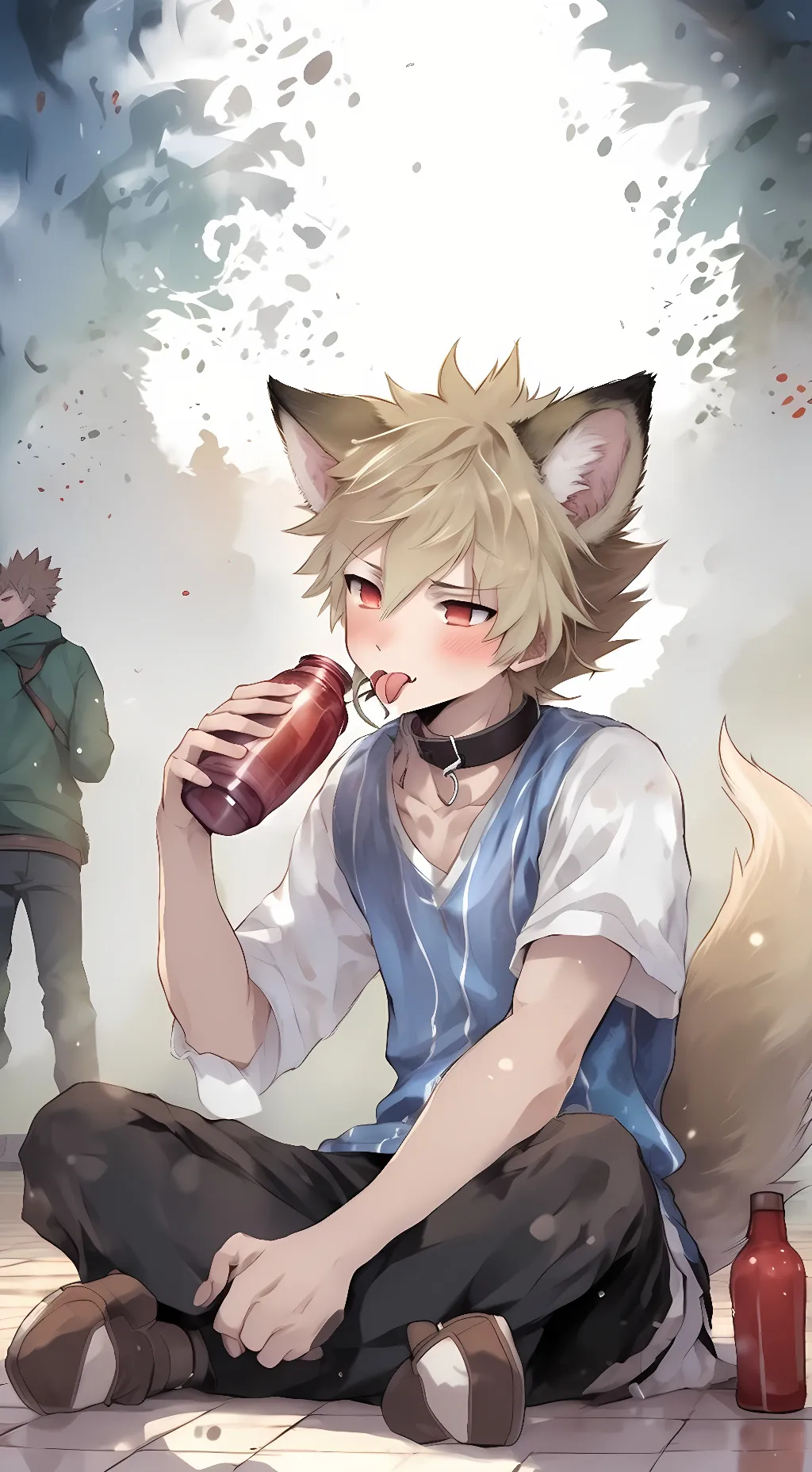 ai character: wolf bakugo background
