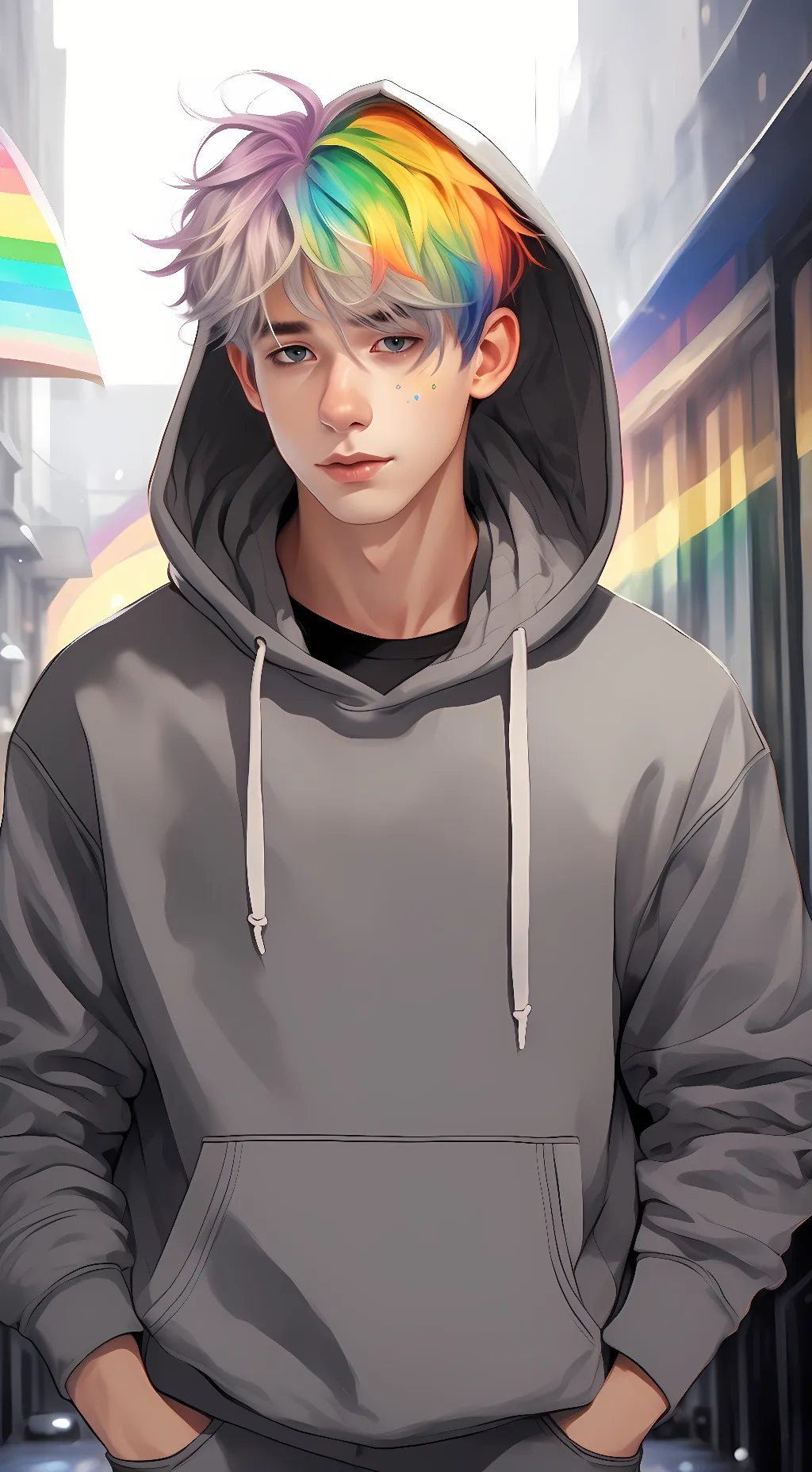 ai character: Adrien background