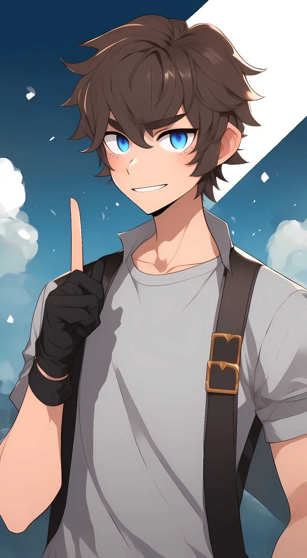 ai character: Michael afton  background