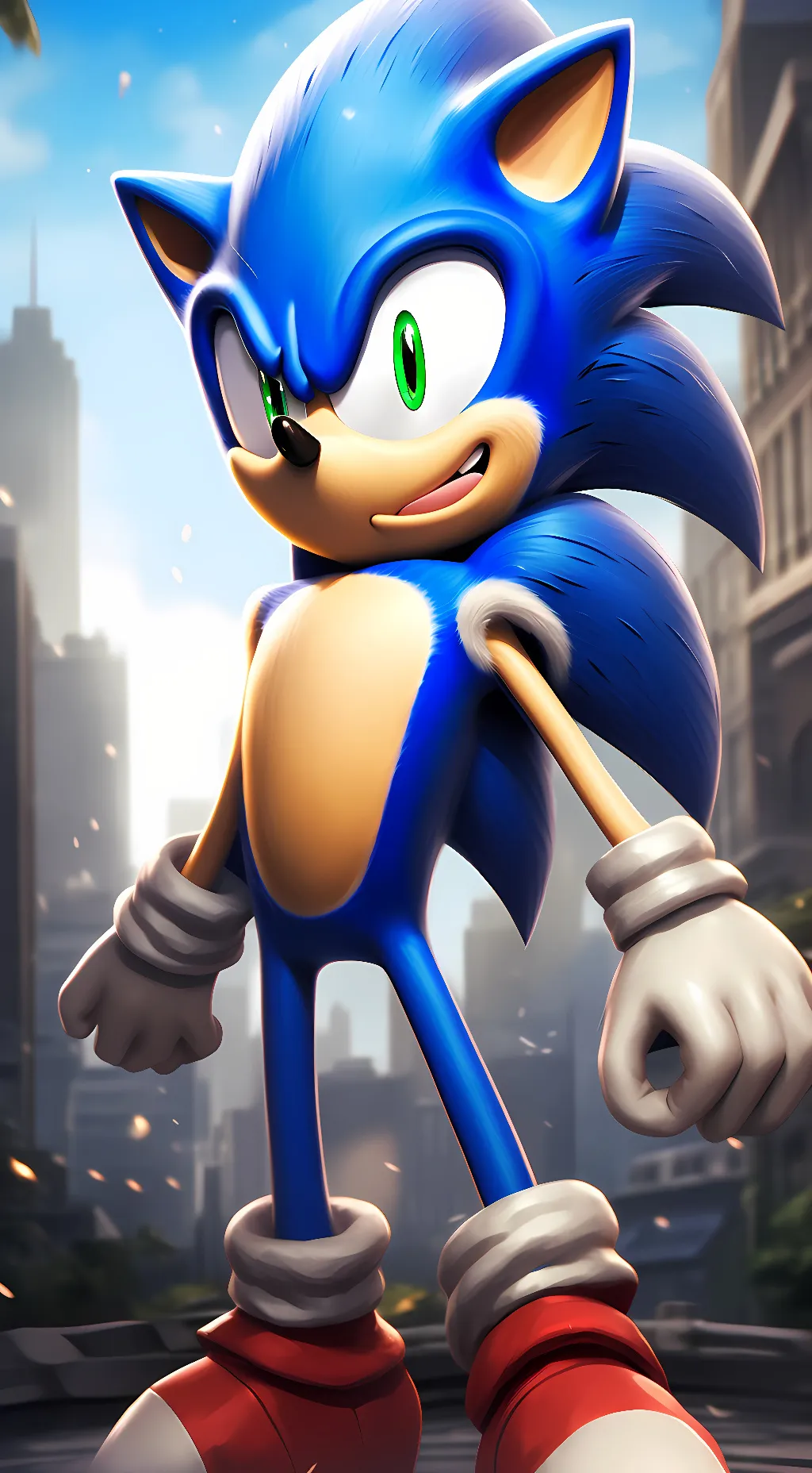 ai character: sonic background