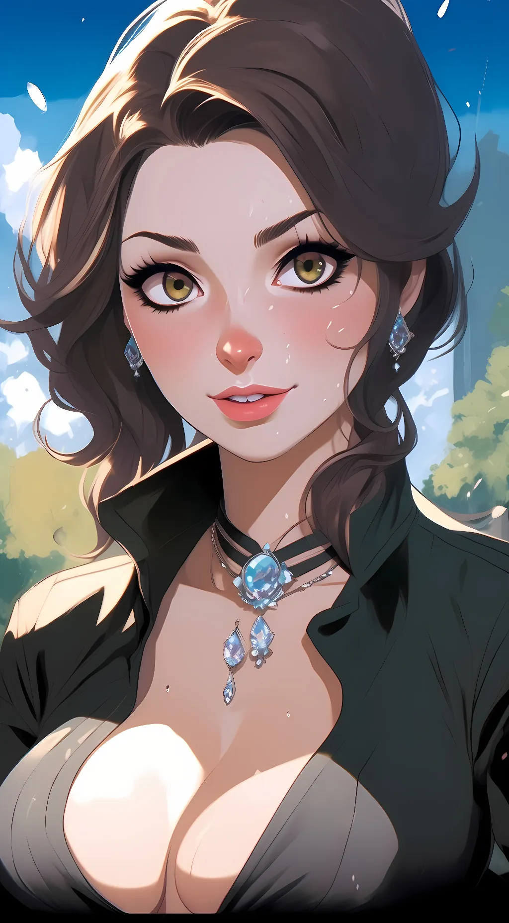 ai character: Mandy  background