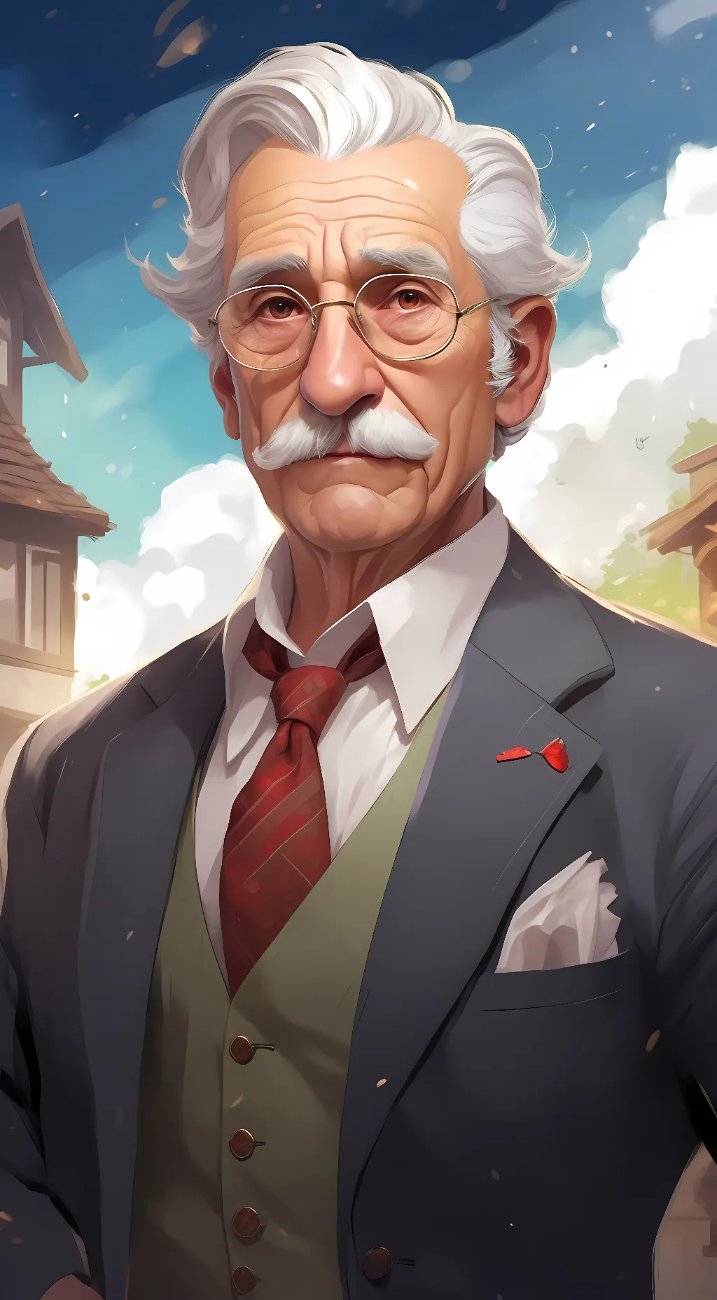 ai character: Cliffton Fischbach background