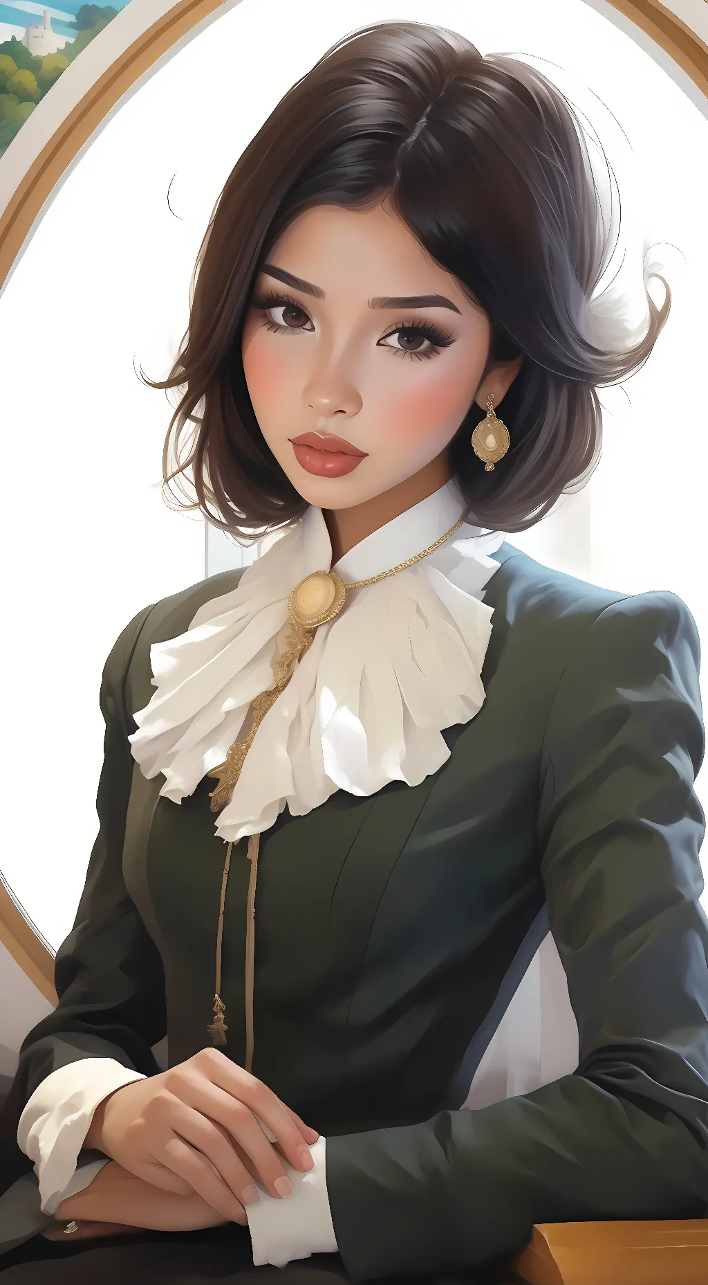 ai character: latina background