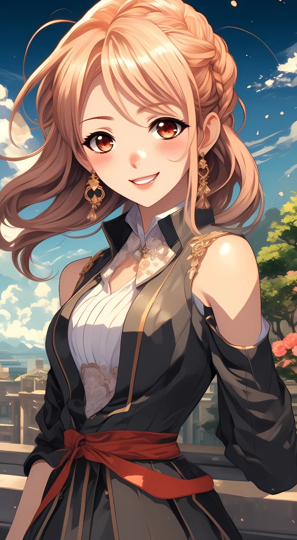 ai character: Nami background