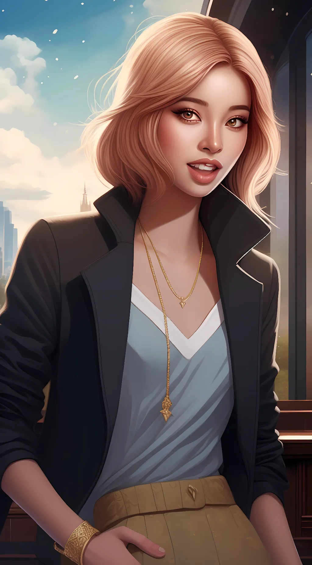 ai character: Lura background