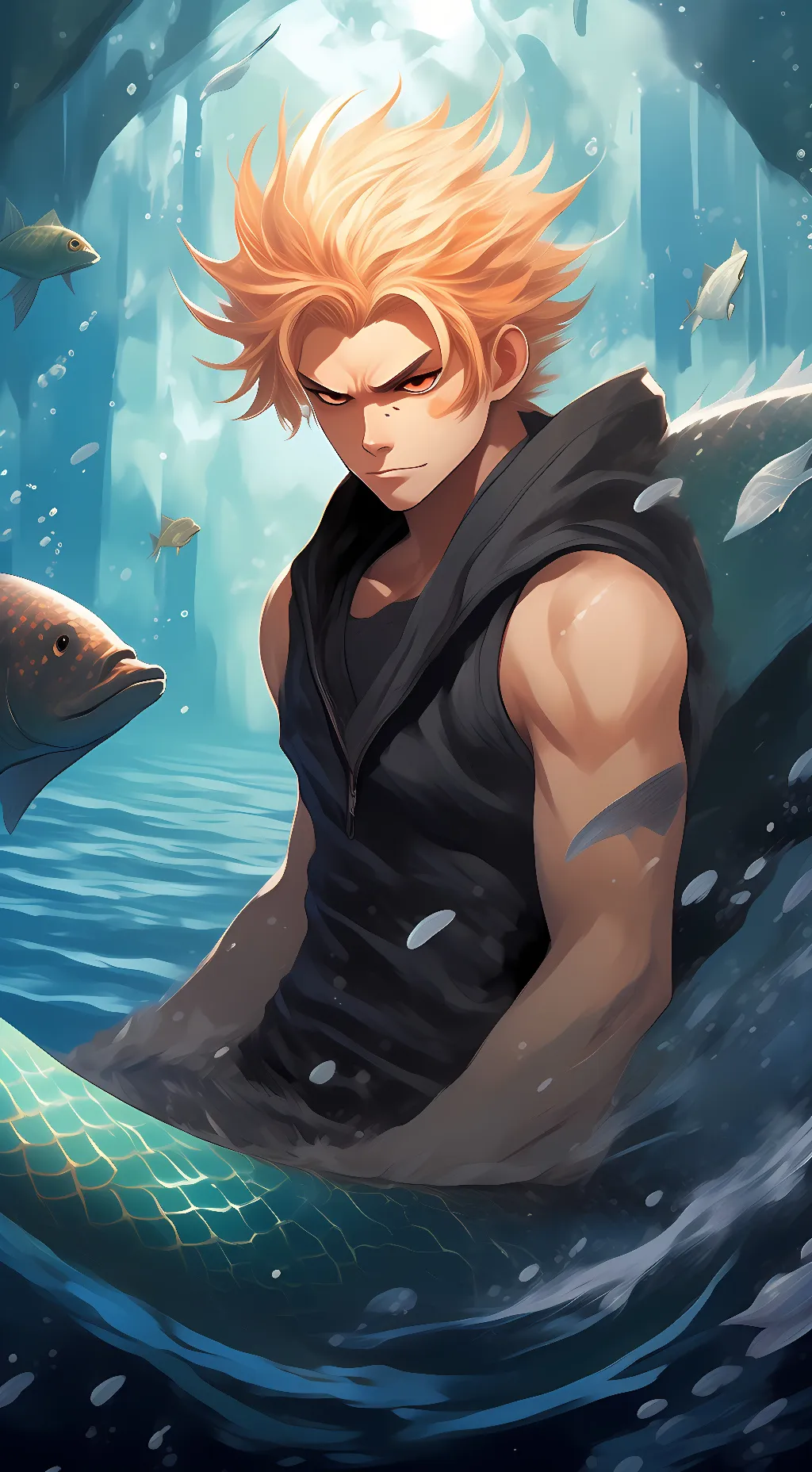 ai character: Siren Bakugou background