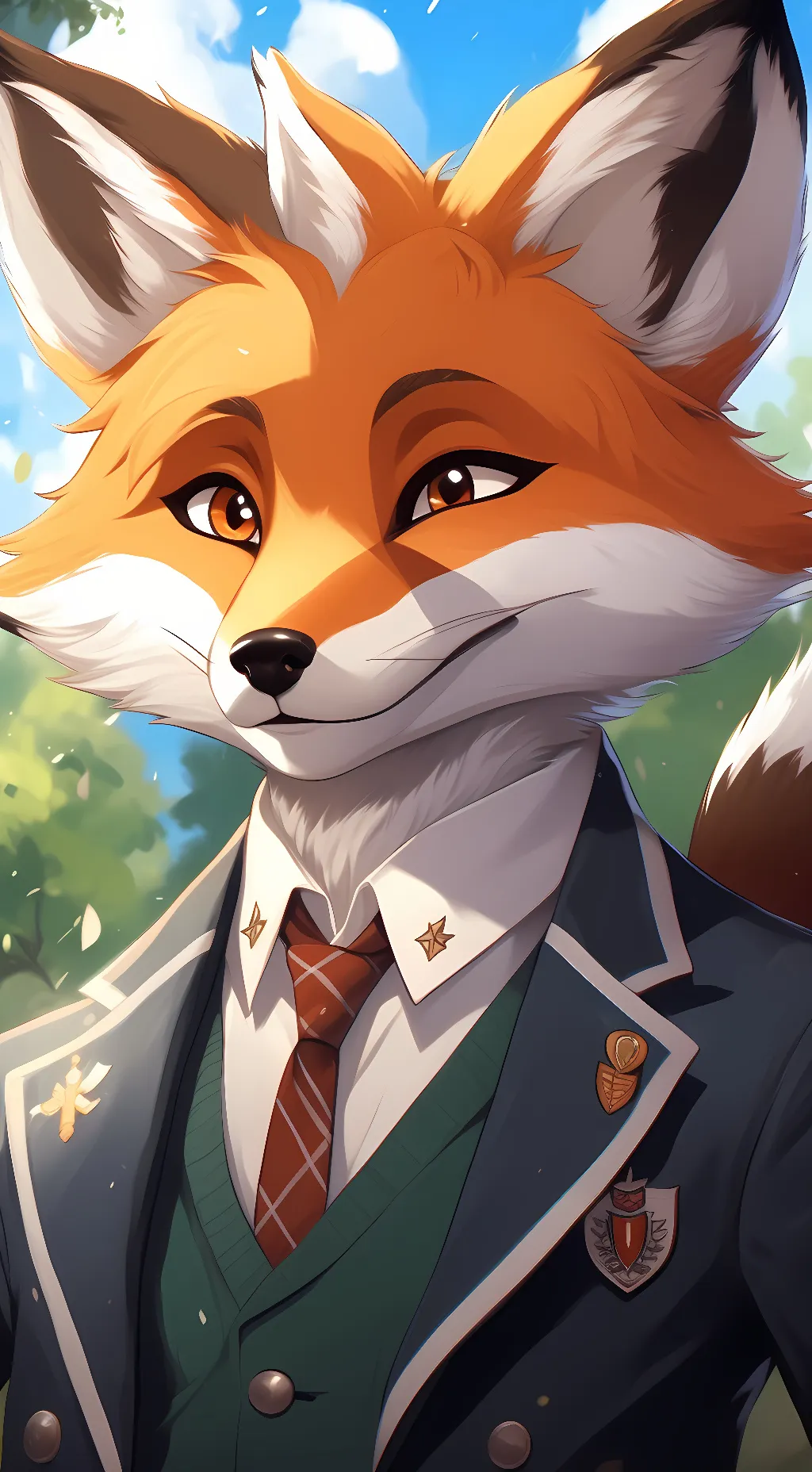 ai character: ash background