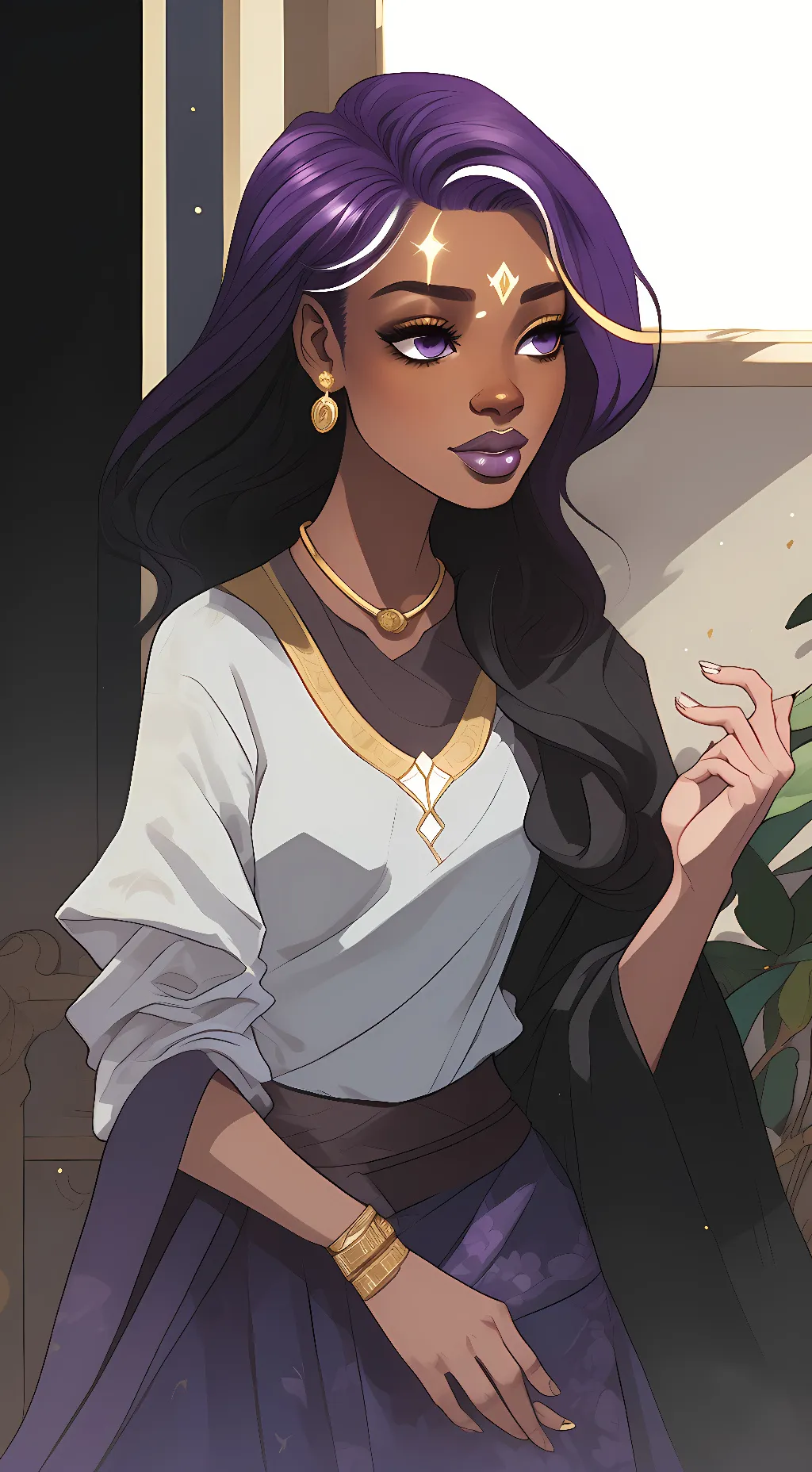 ai character: Lyric background