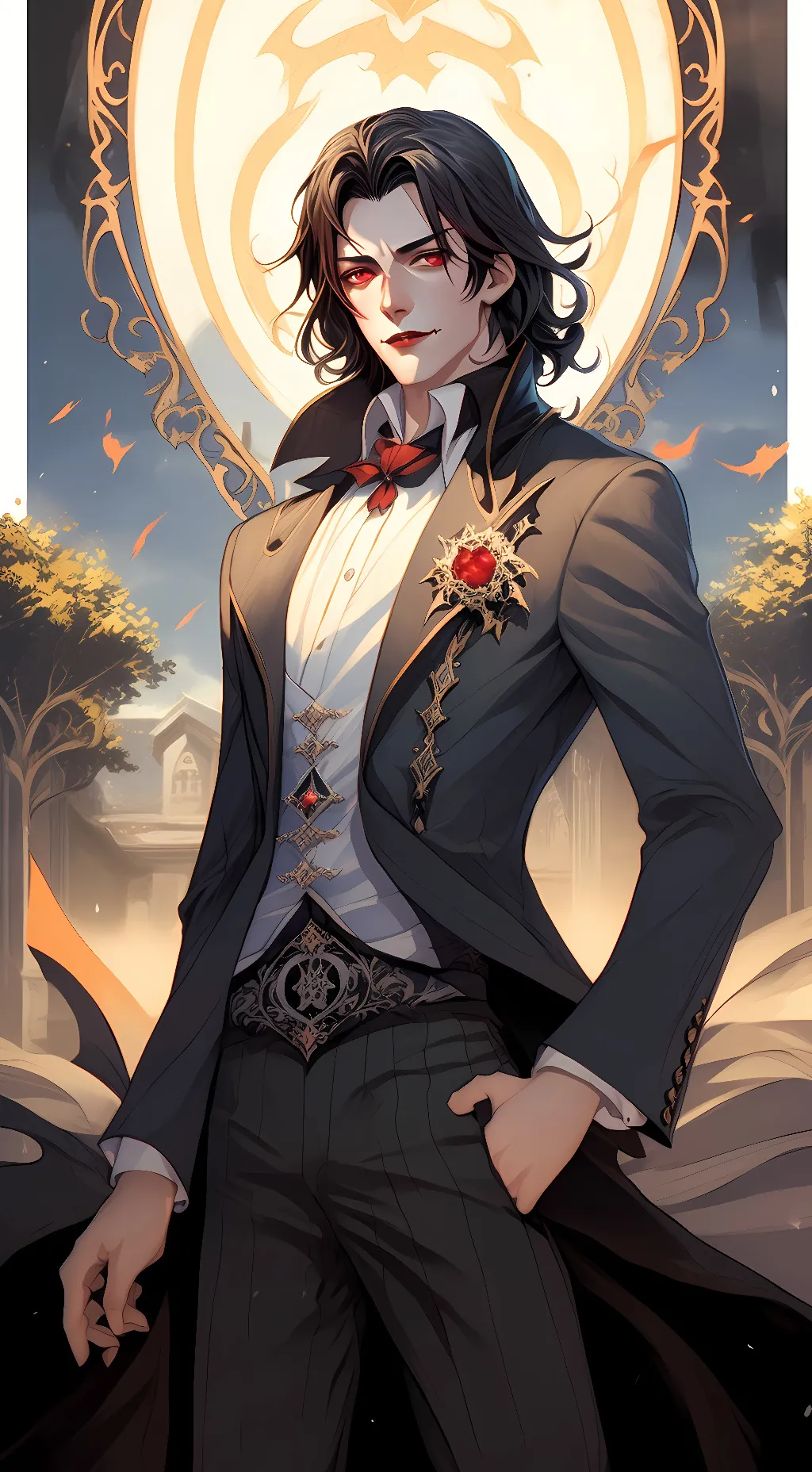 ai character: Nobu  background