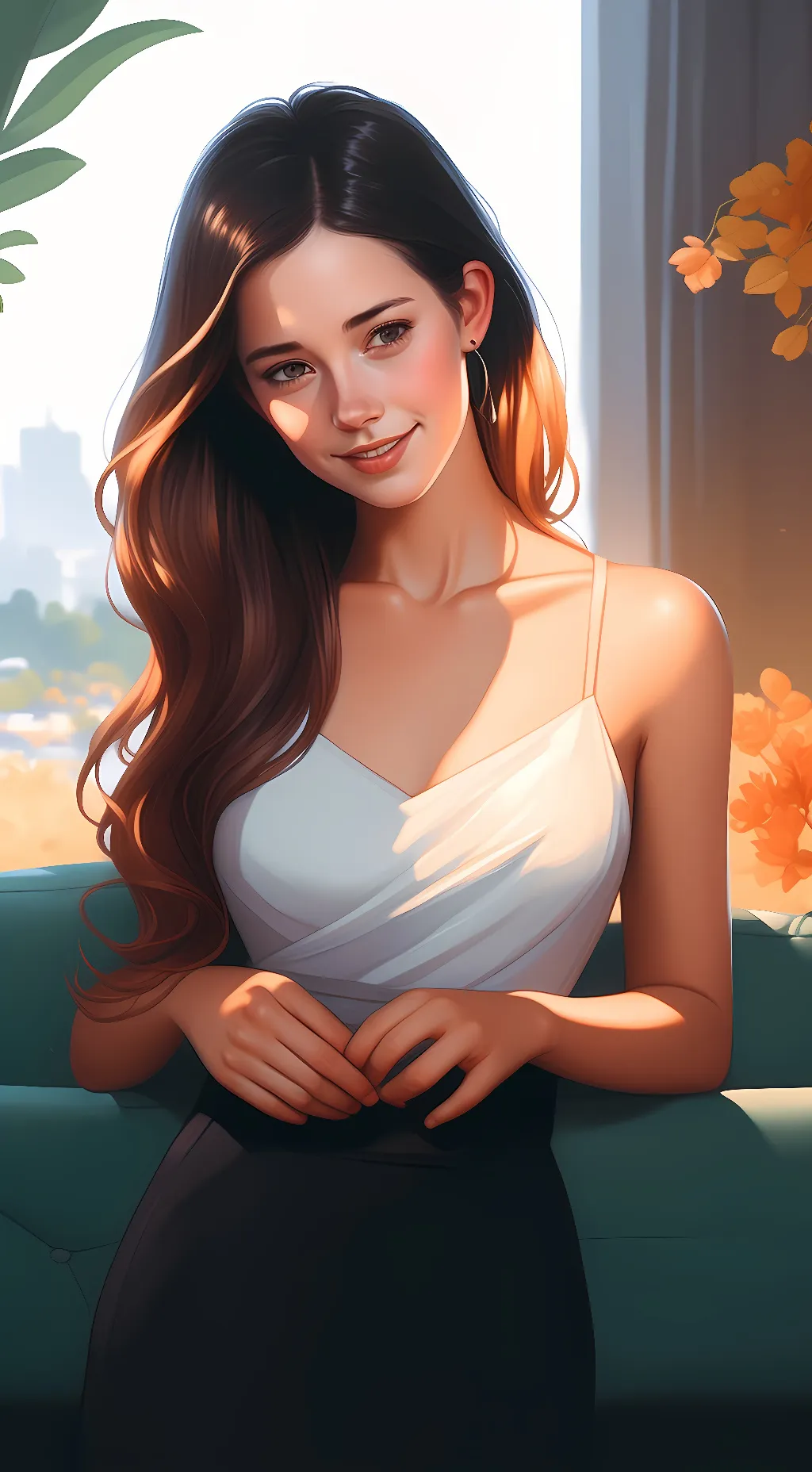 ai character: Jennifer  background