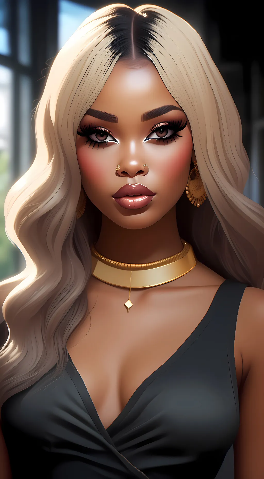 ai character: Nichole  background