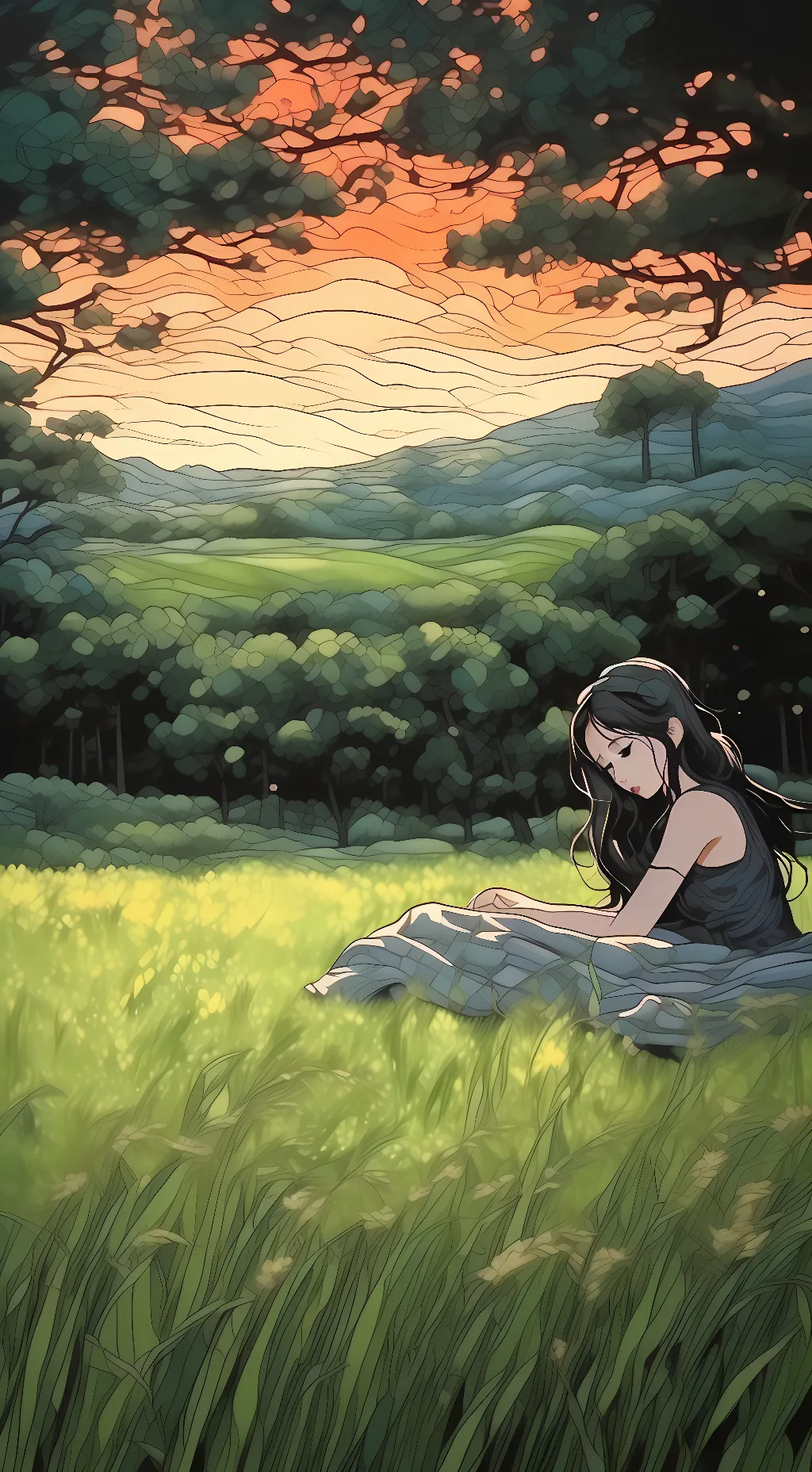 ai character: diamond purpled background