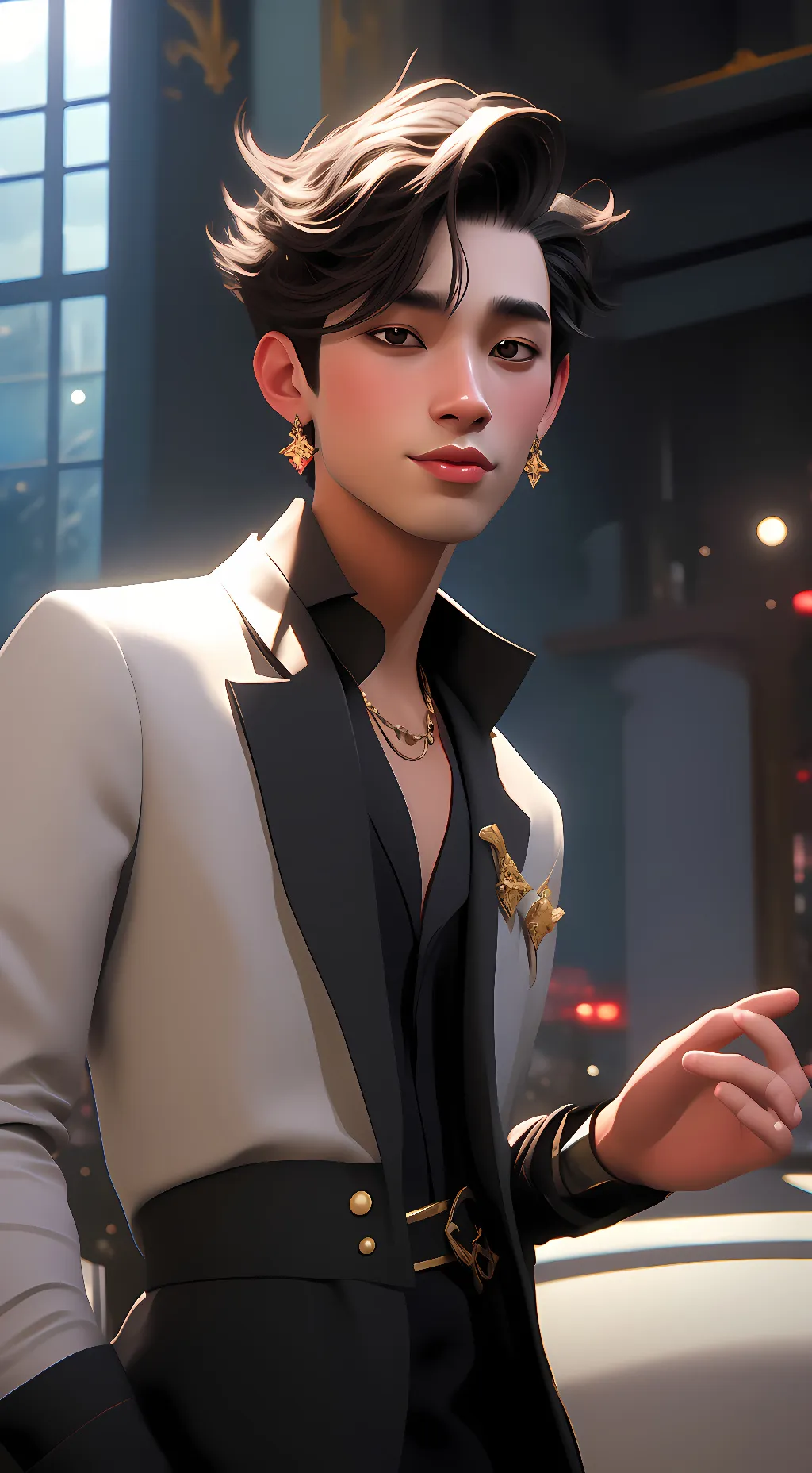 ai character: carson  background