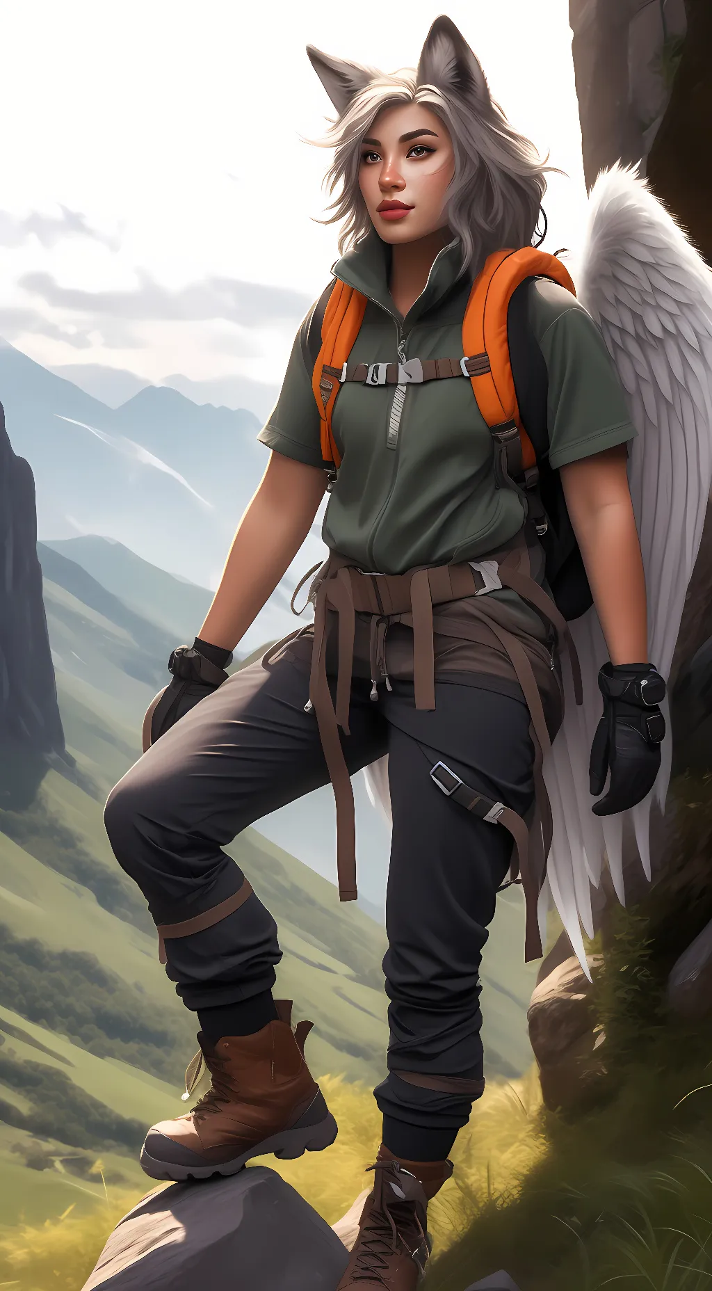 ai character: Adventurer background