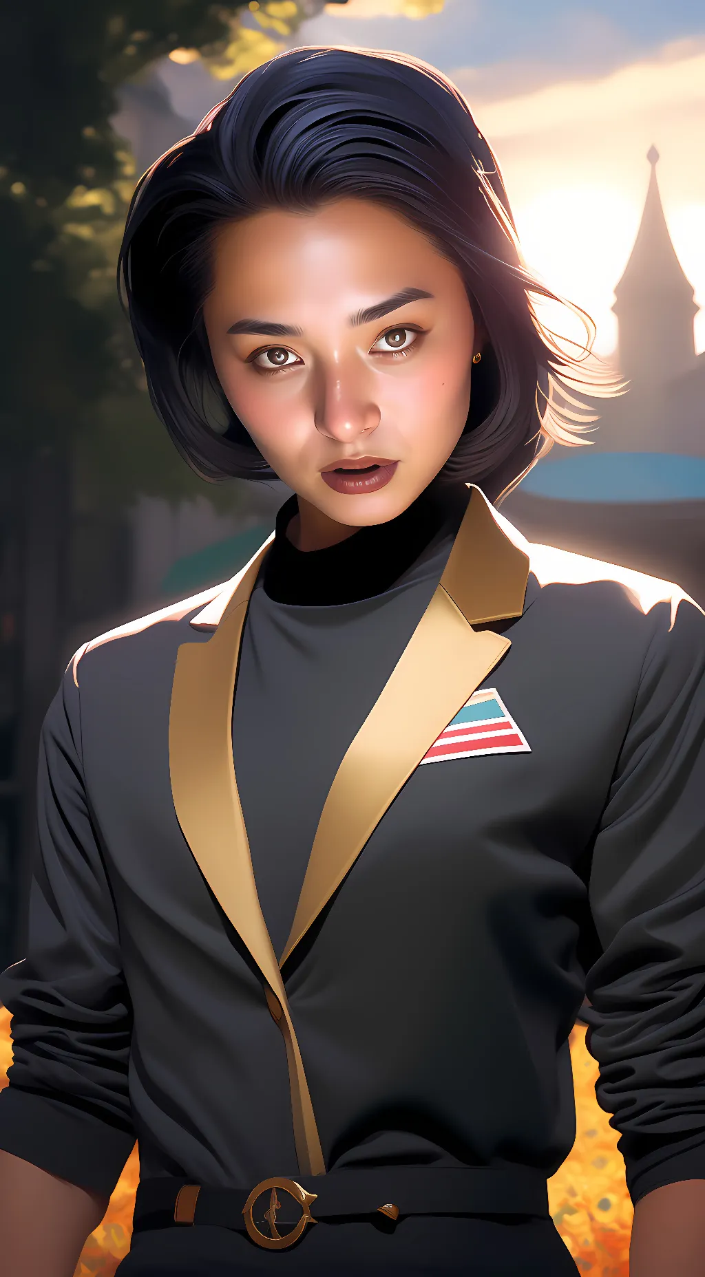 ai character: Mochi background