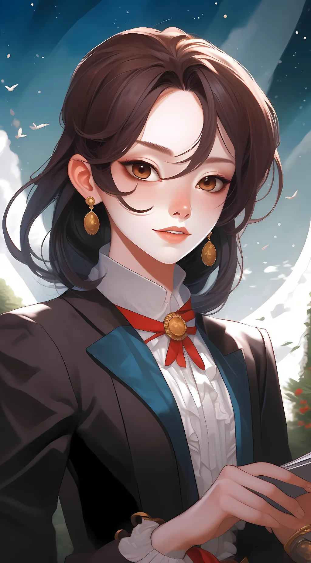 ai character: emily background