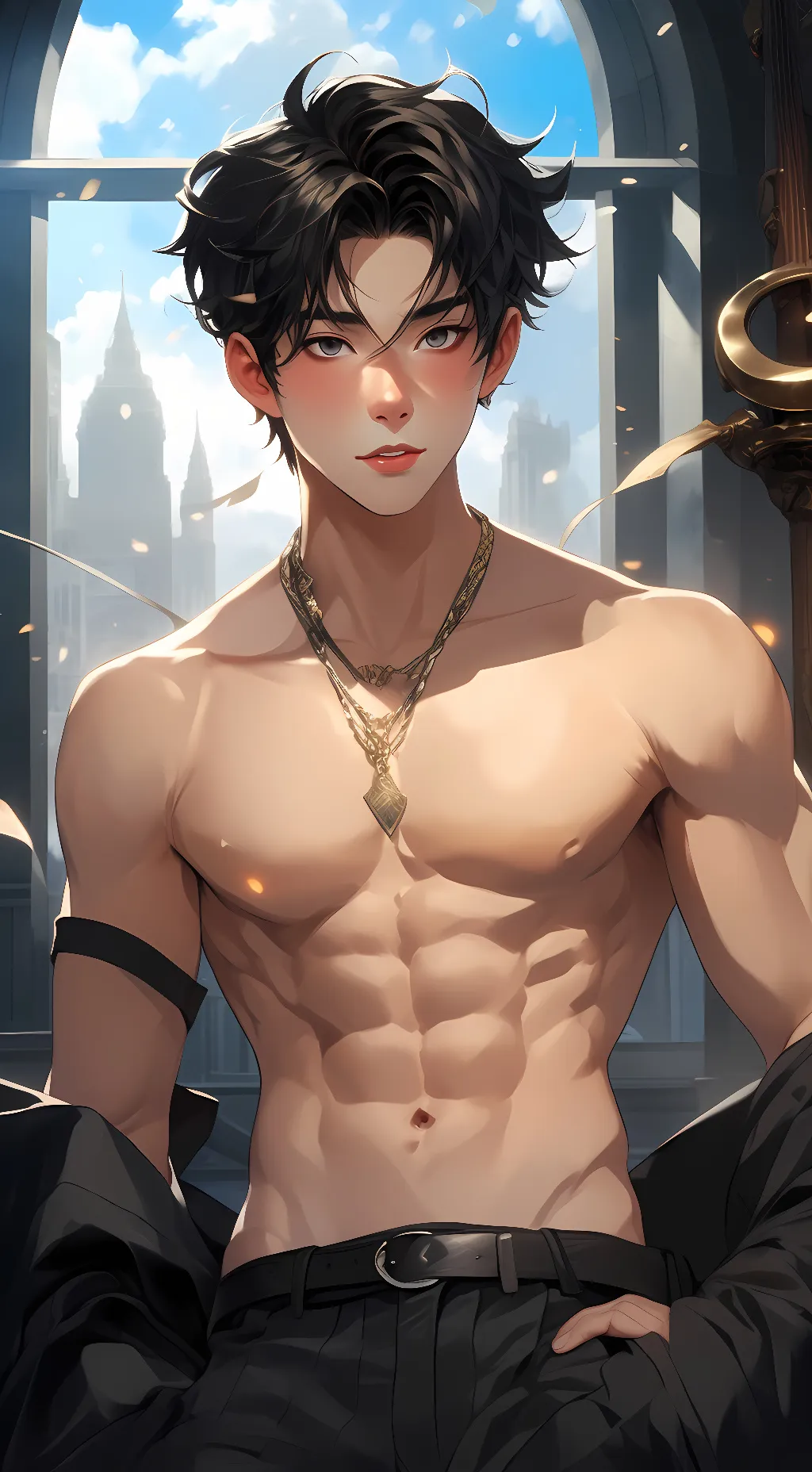 ai character: Gay boyfriend  background