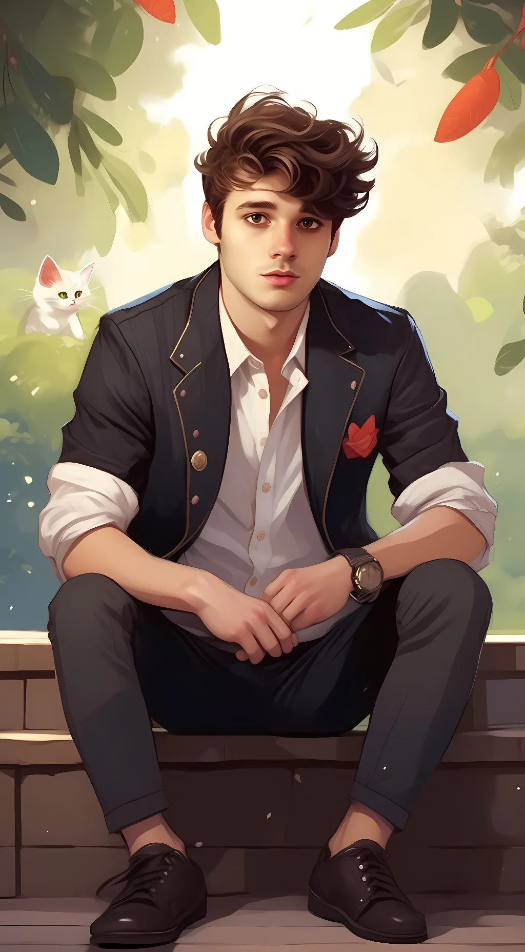 ai character: Wilbur soot  background