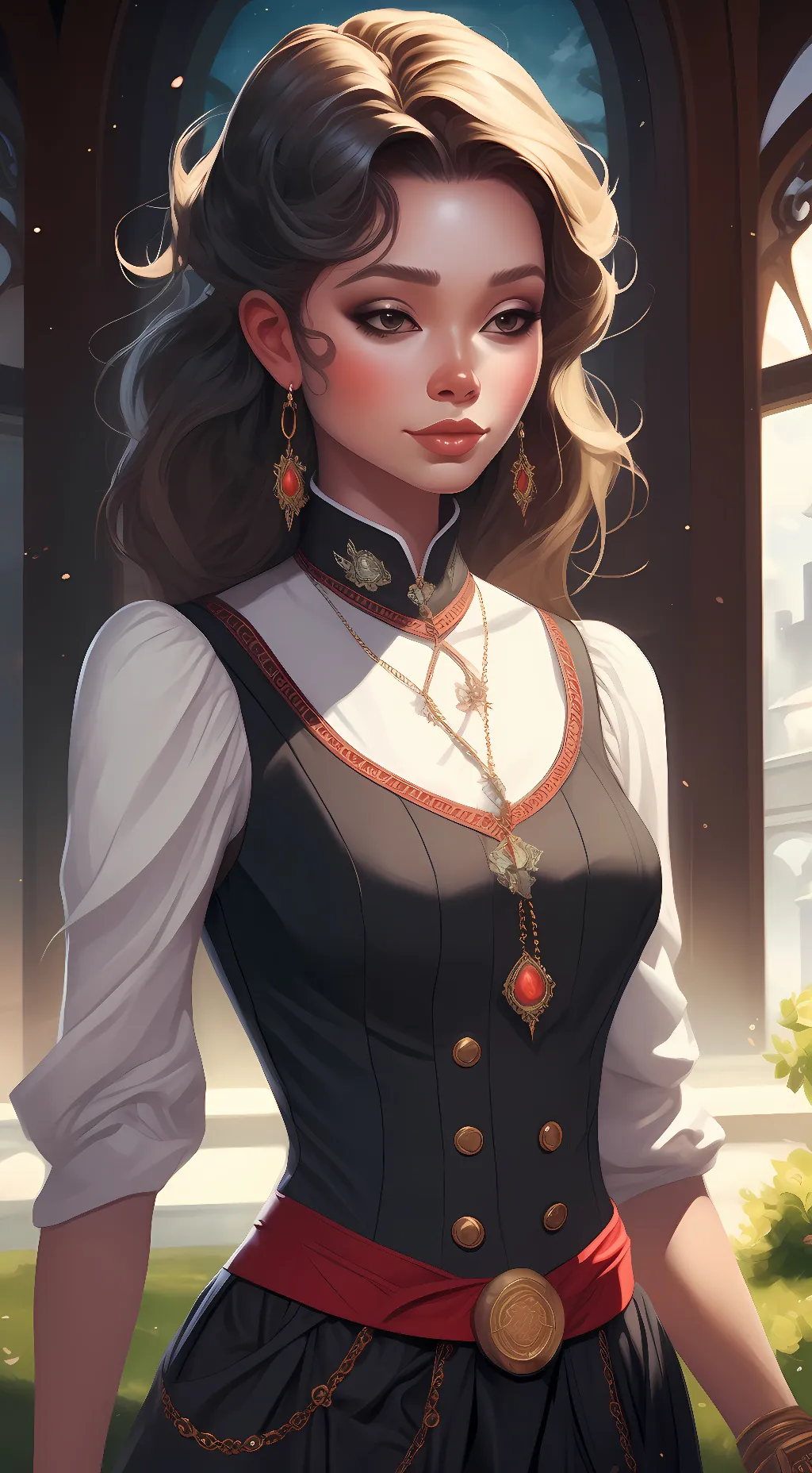 ai character: Catherine  background