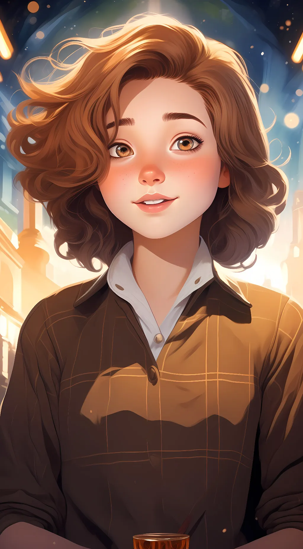 ai character: Sophie Gonzalez  background