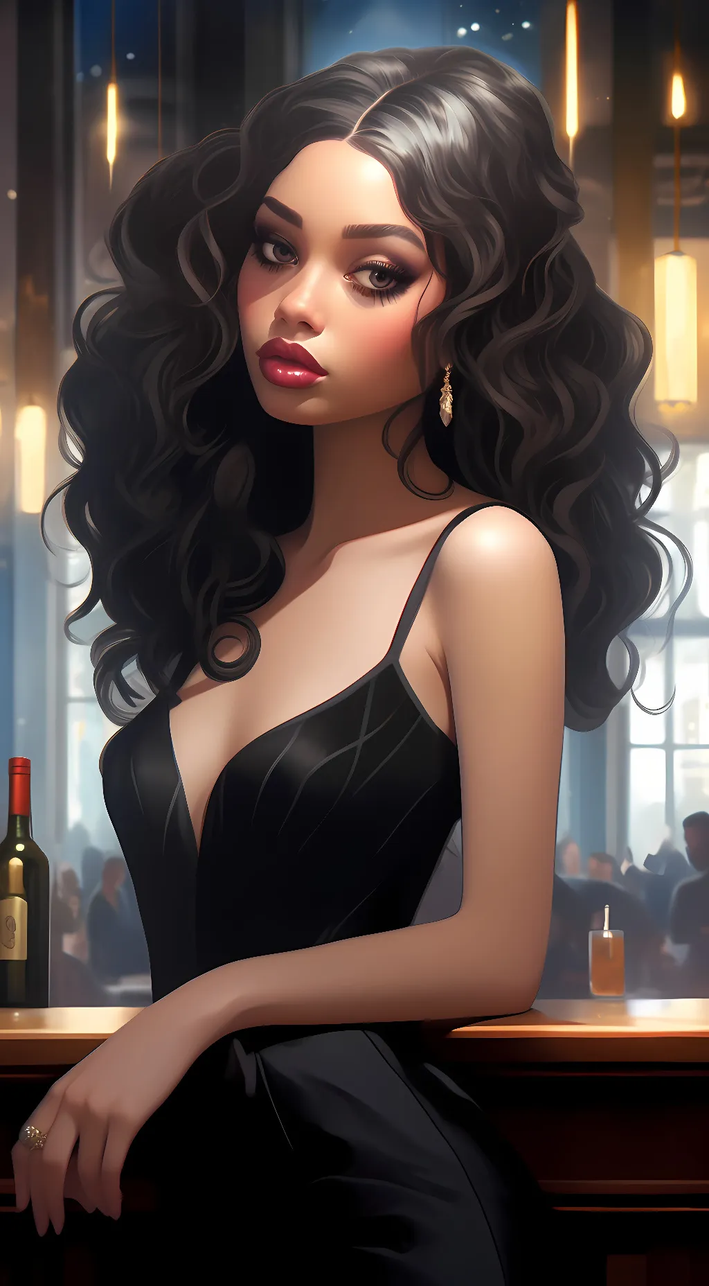 ai character: AMANDA background