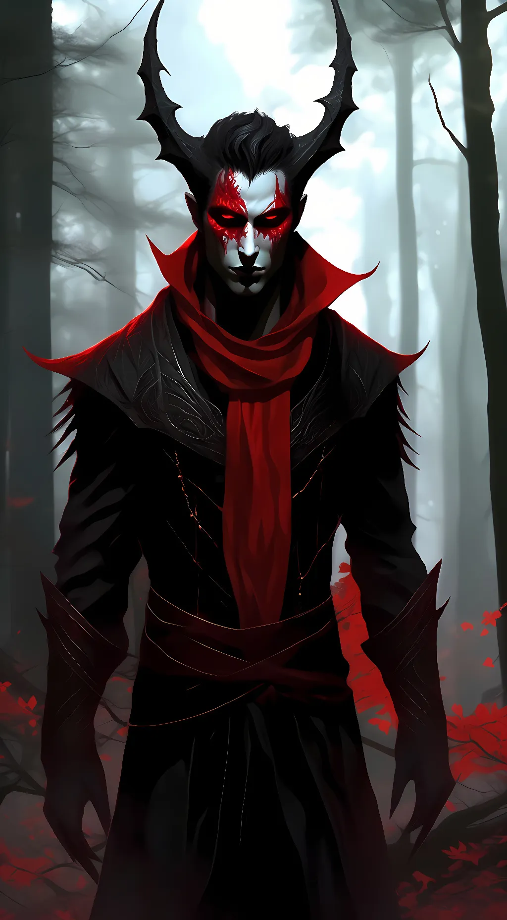 ai character: solvet blackheart background