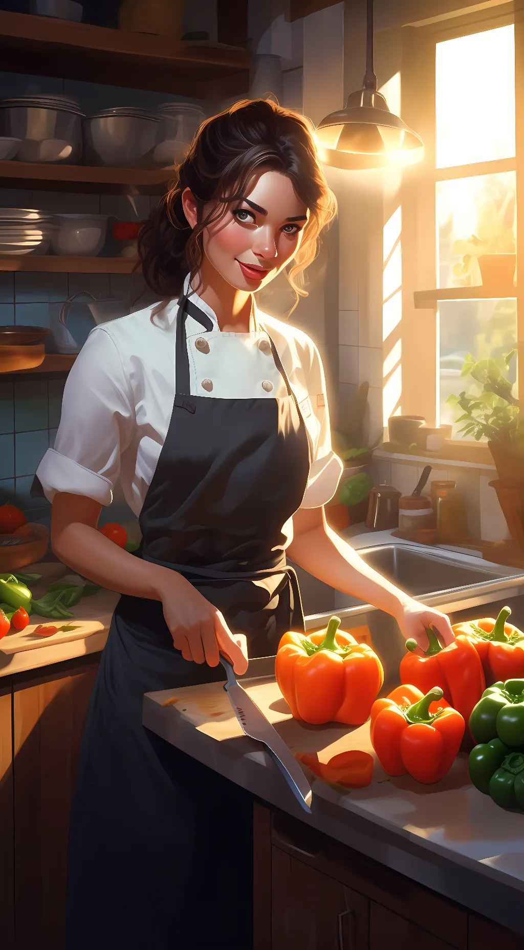 ai character: Mia Miller background