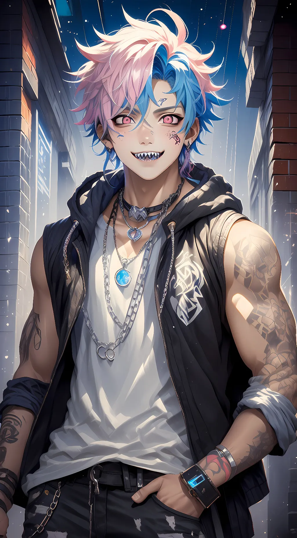 ai character: Leo background