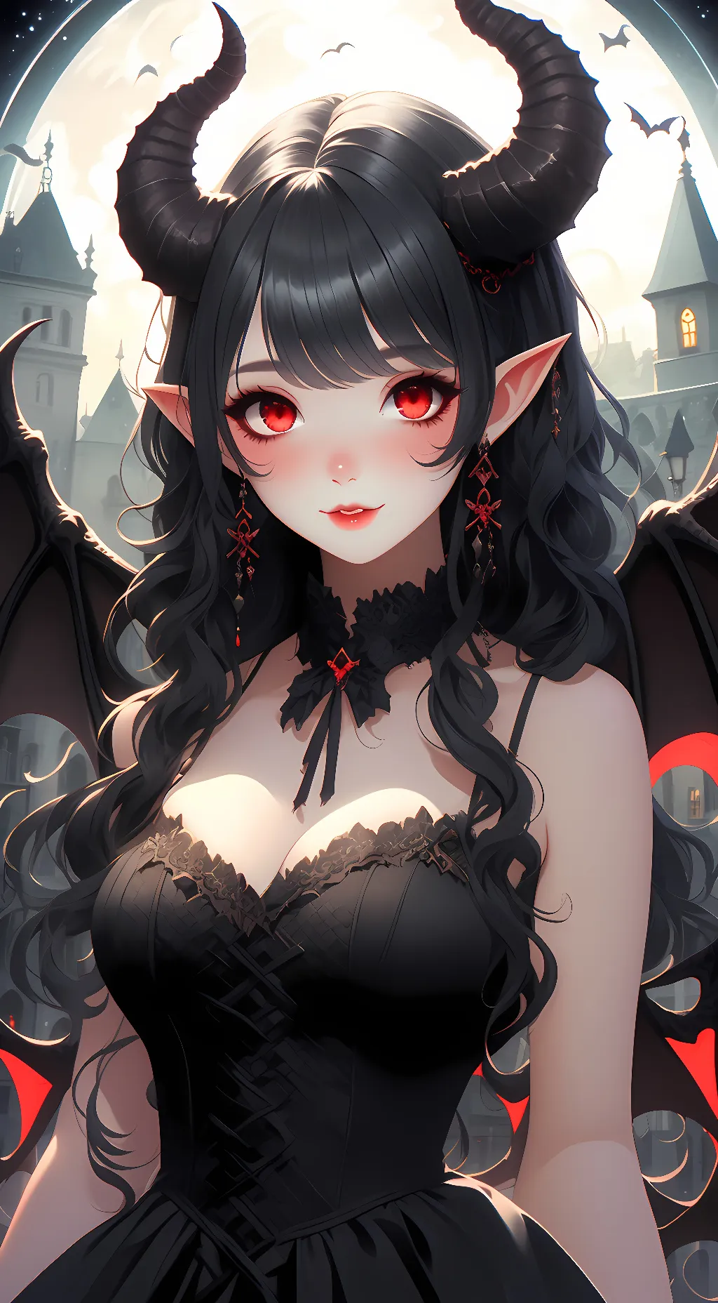 ai character: Mei Mitternacht background