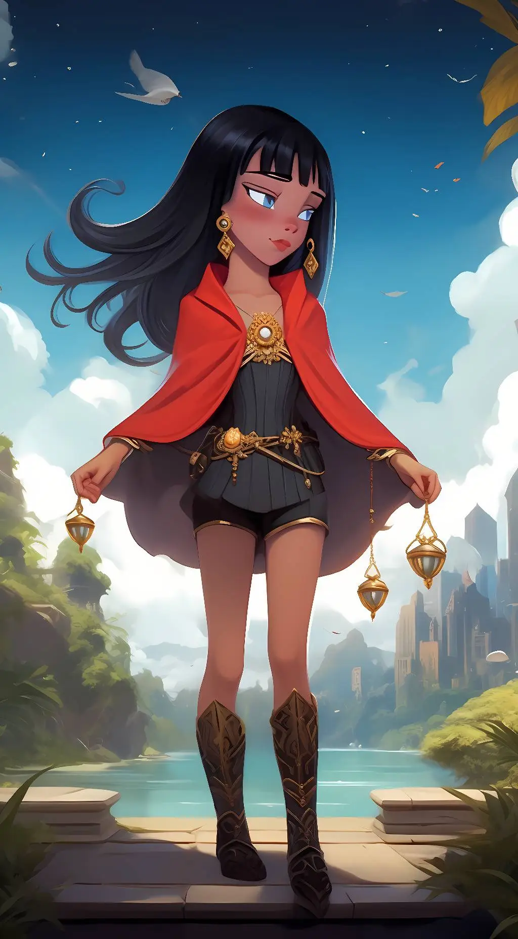 ai character: chel background