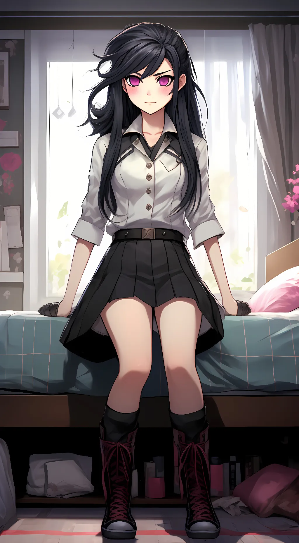 ai character: Ibuki Mioda background