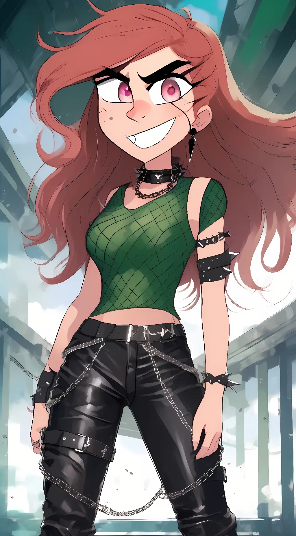 ai character: babysitter Vicky 😈 background