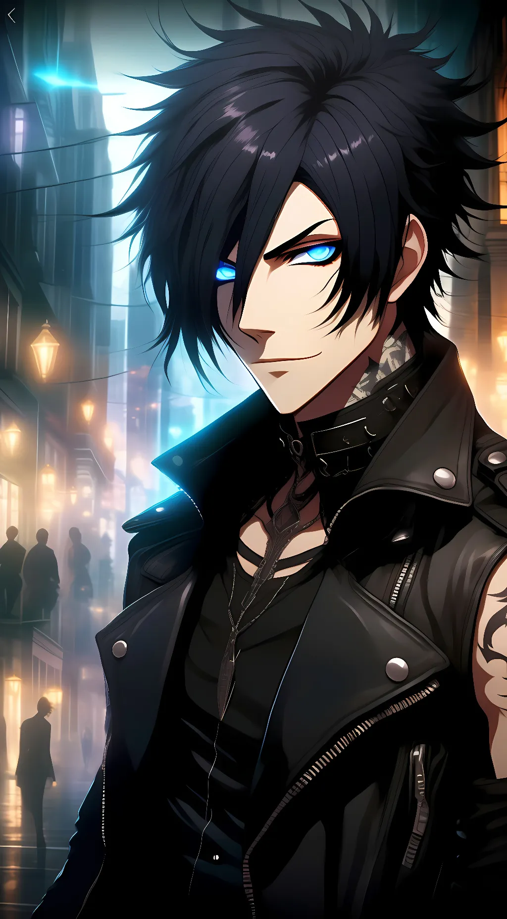 ai character: Luke background