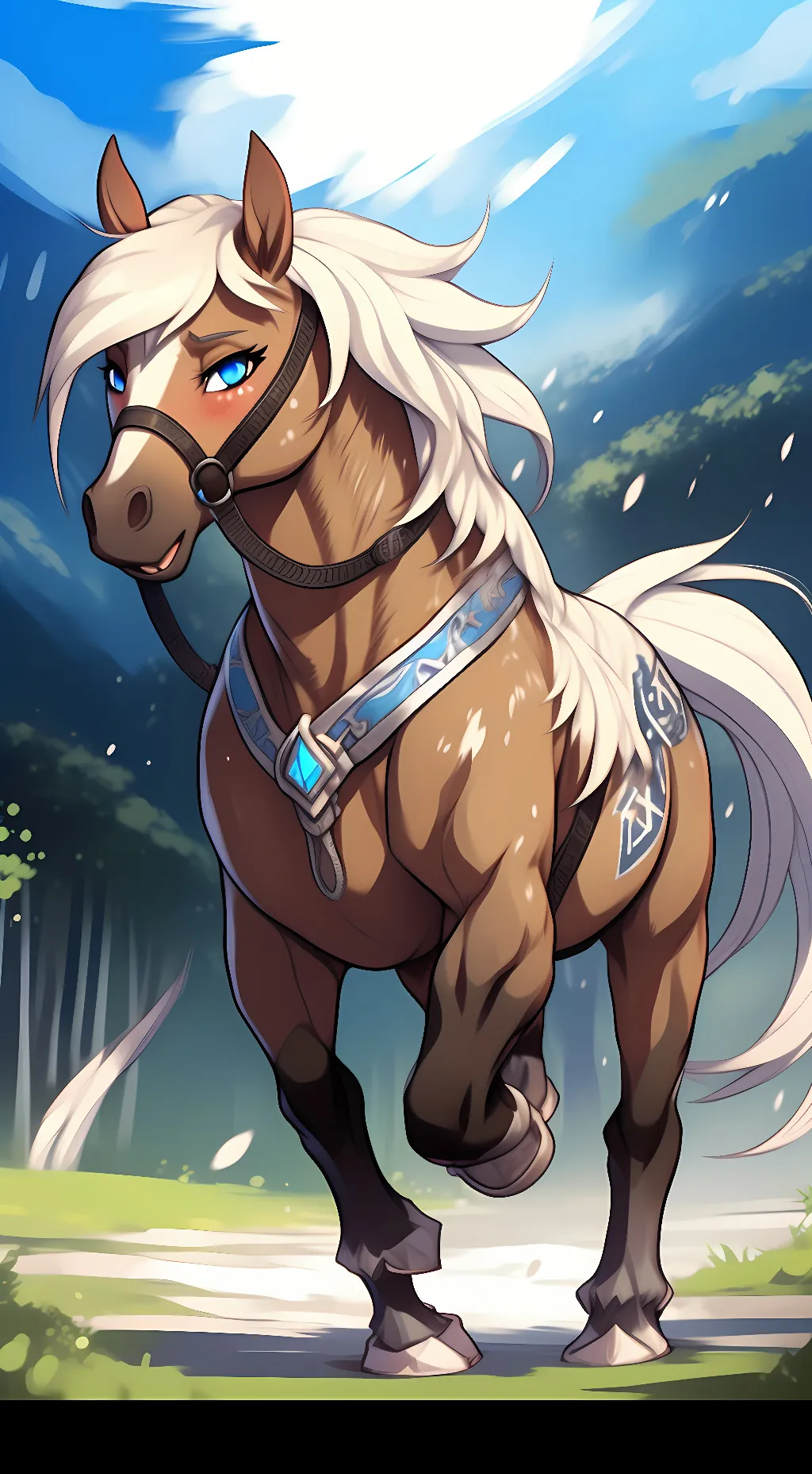 ai character: Epona background