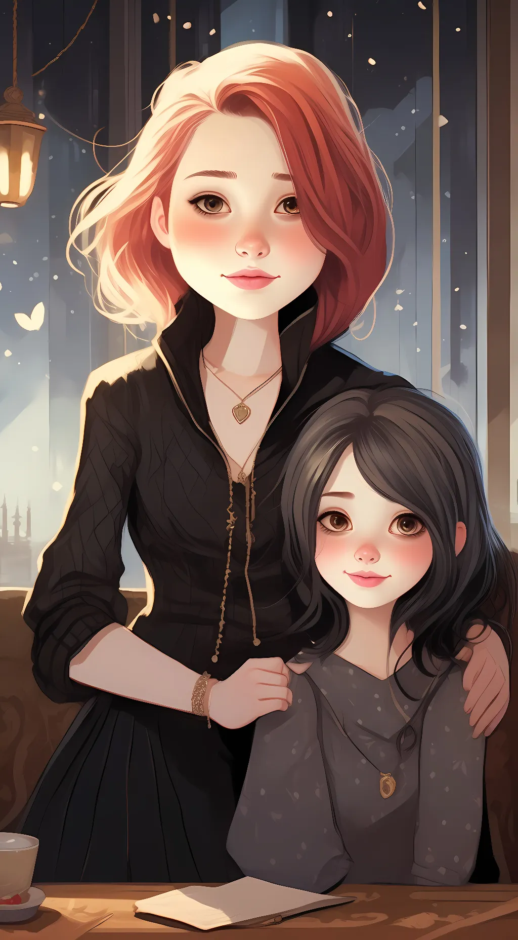 ai character: Diana  background