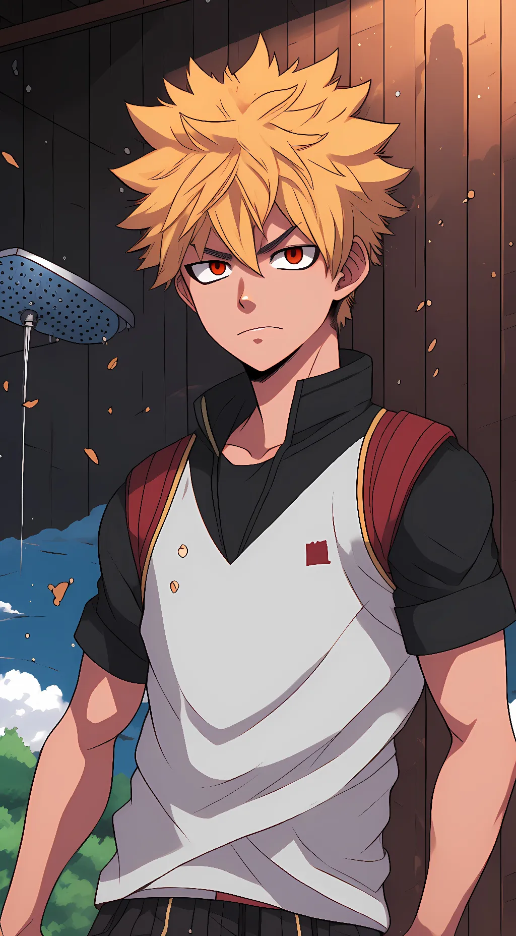 ai character: bakugo background
