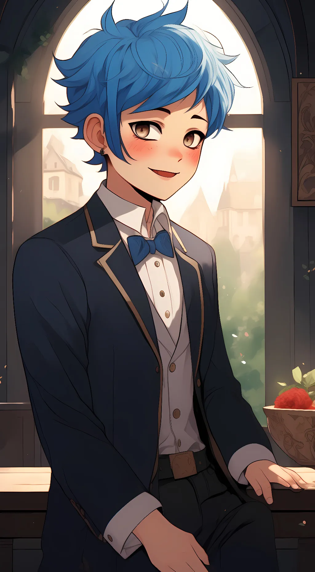 ai character: Wally Darling background