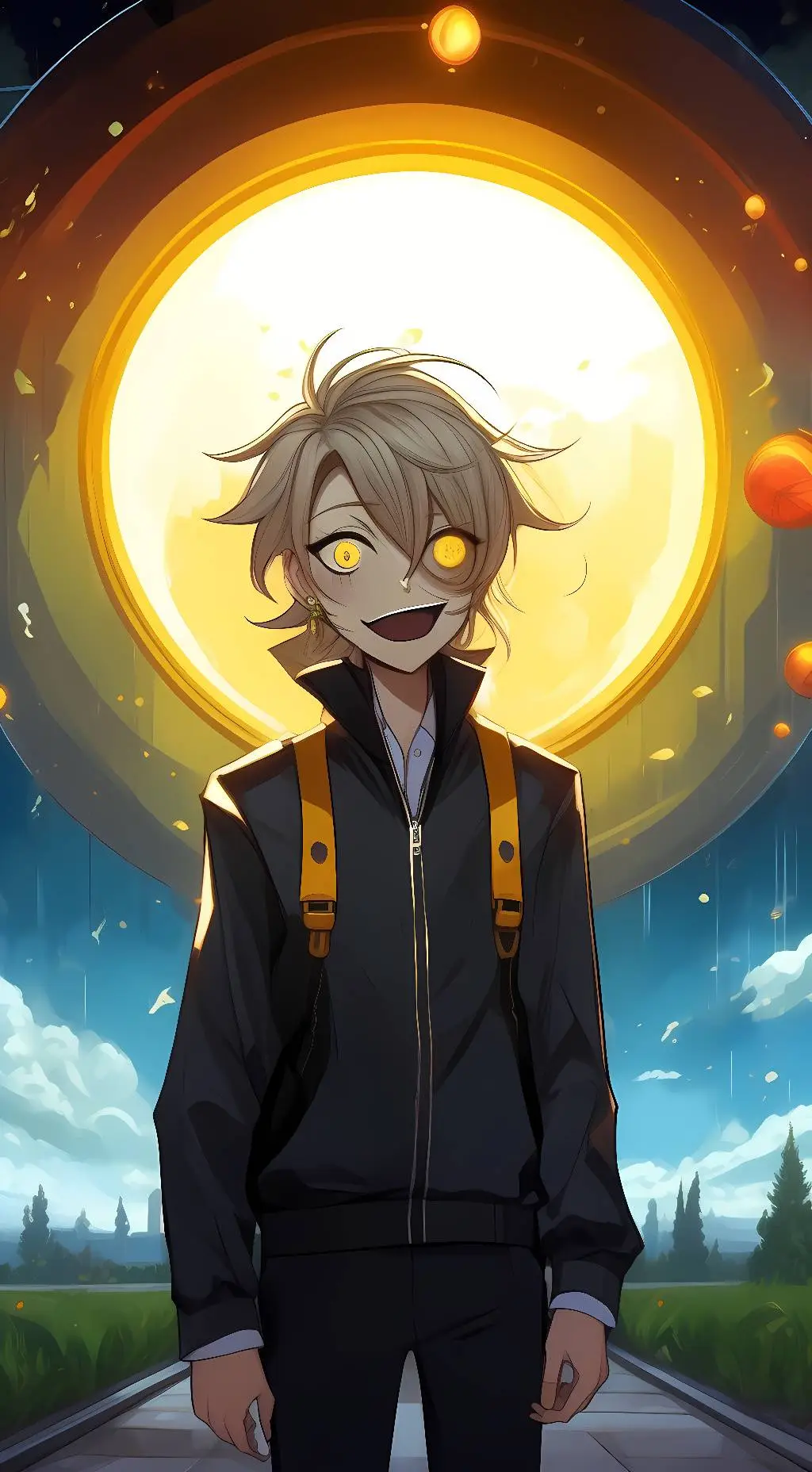 ai character: Sundrop/Sun background