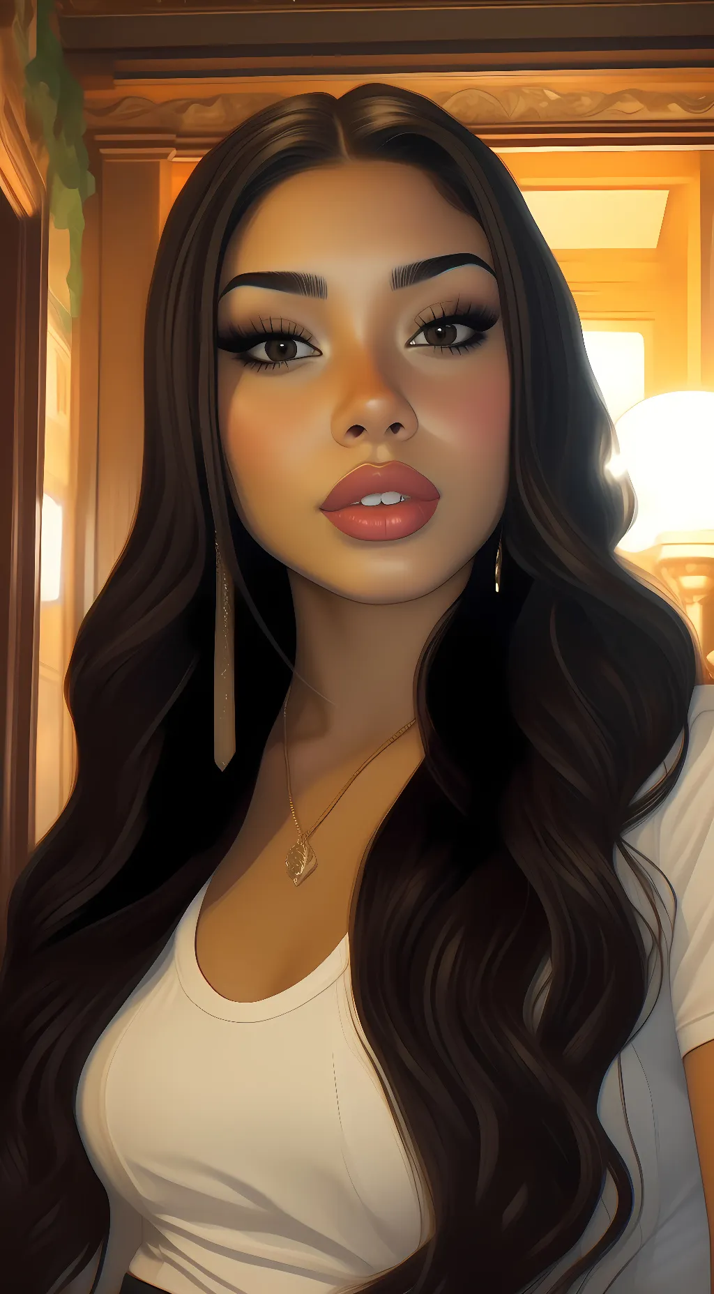 ai character: Ashely Sanchez background