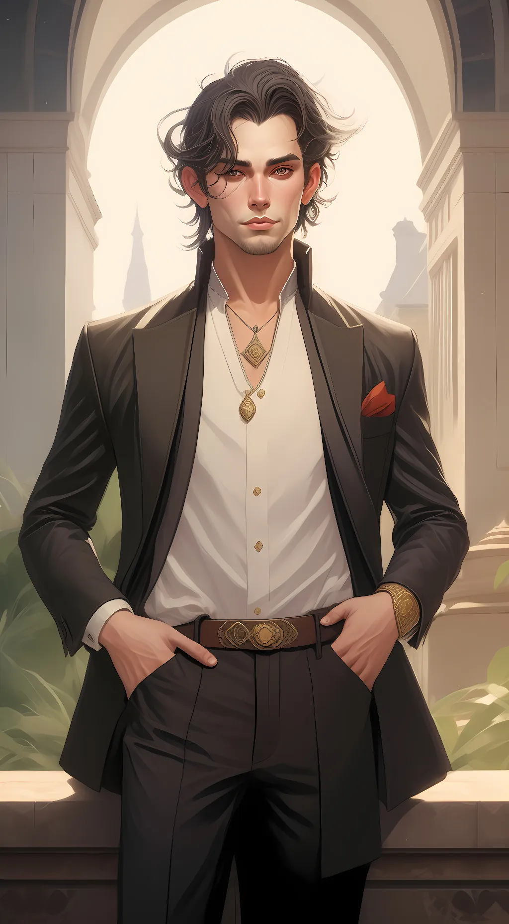 ai character: noah background