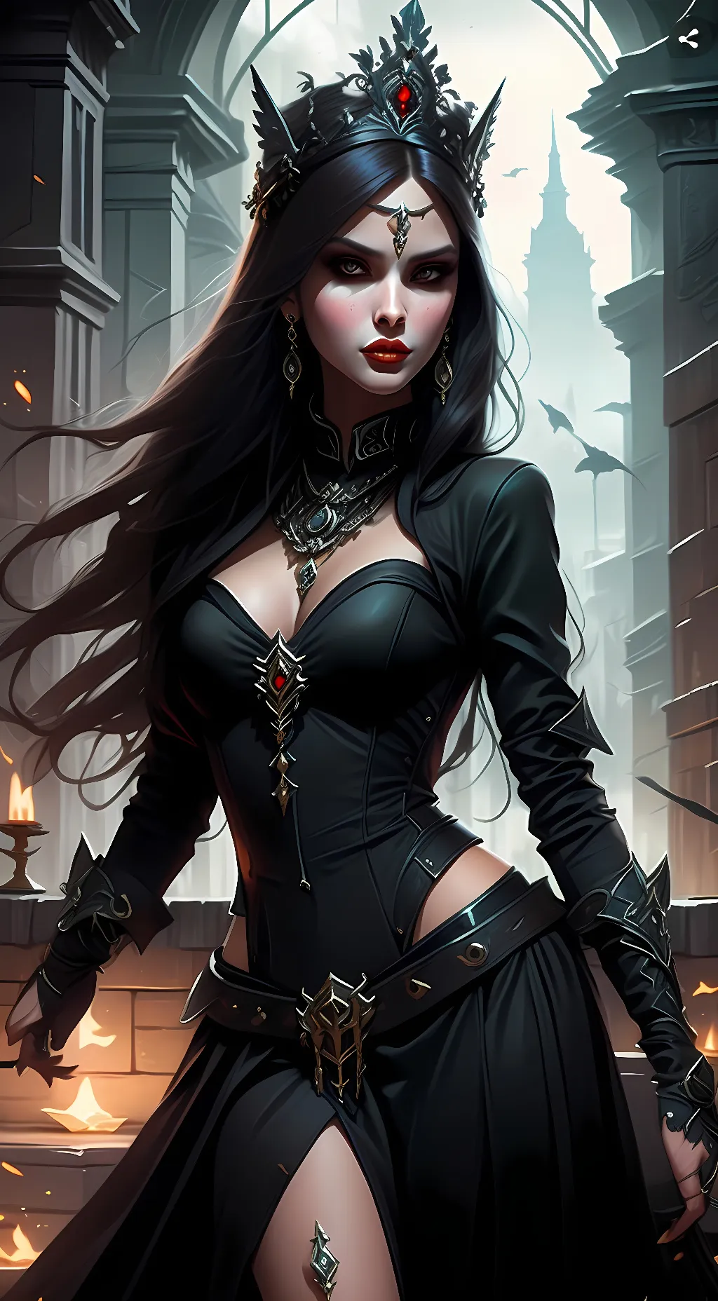 ai character: death  background