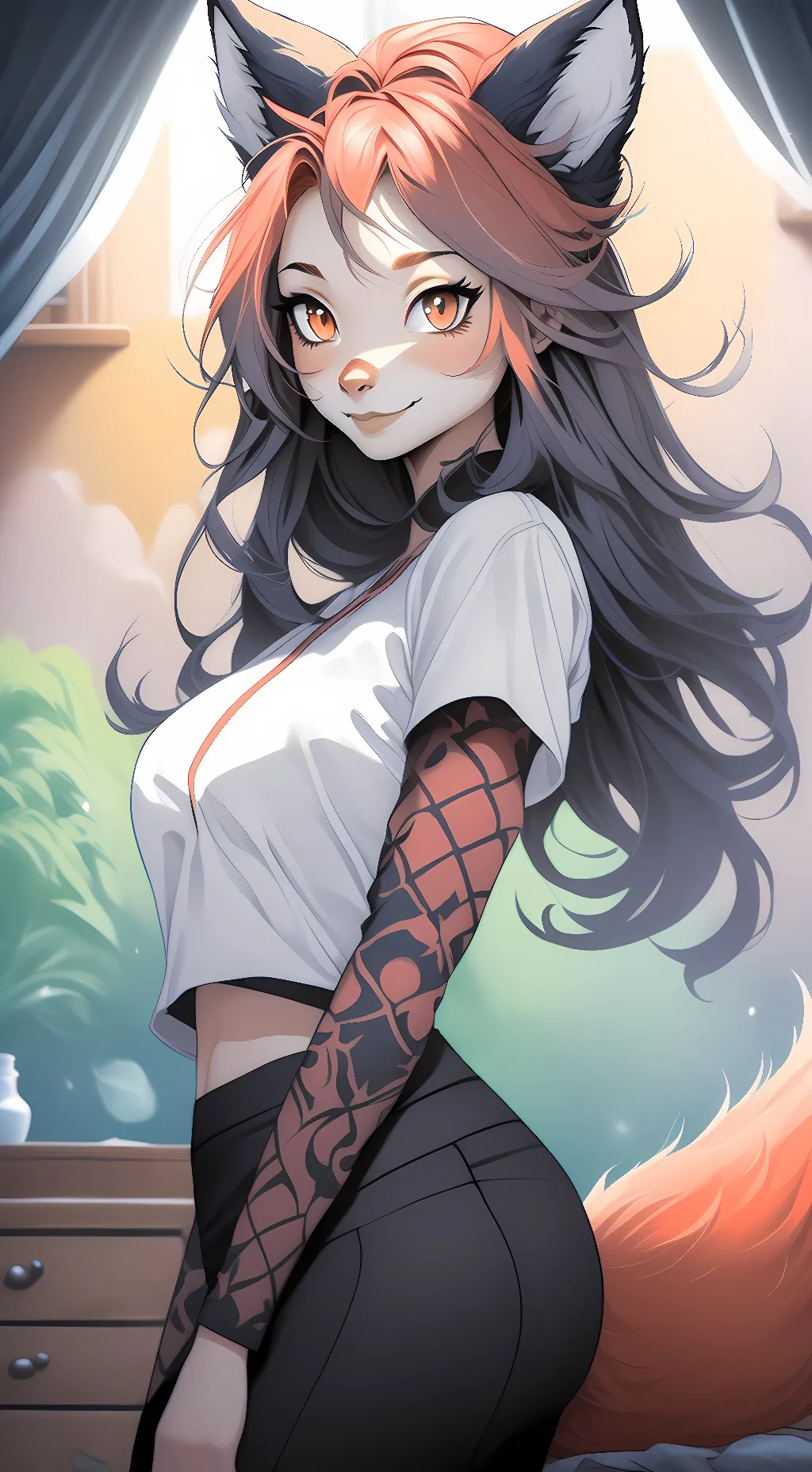 ai character: Hannah. background