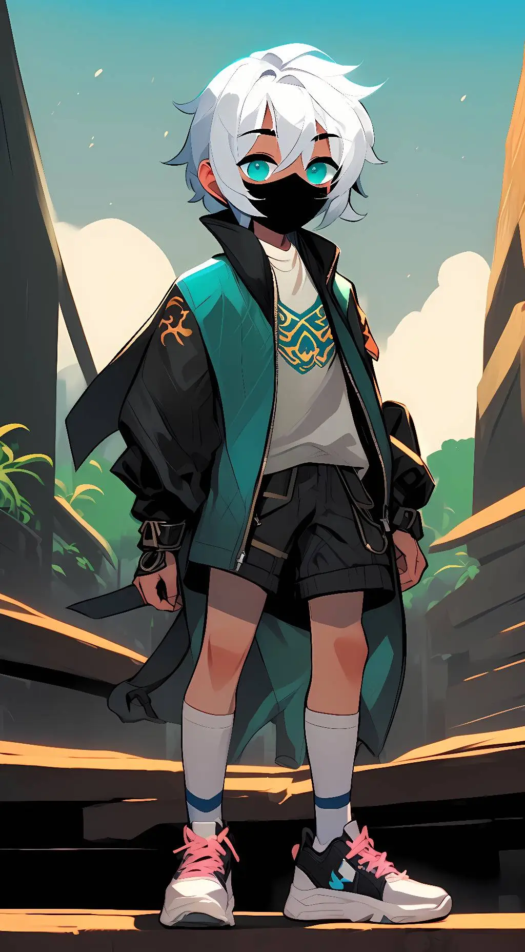 ai character: Zander background