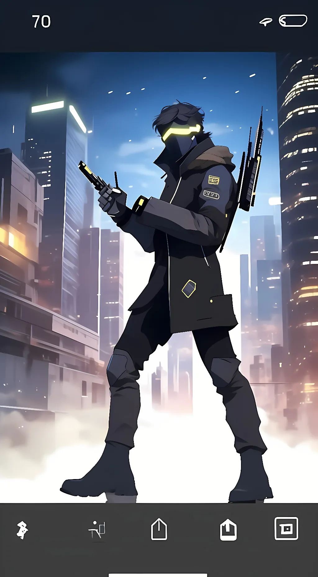 ai character: N background