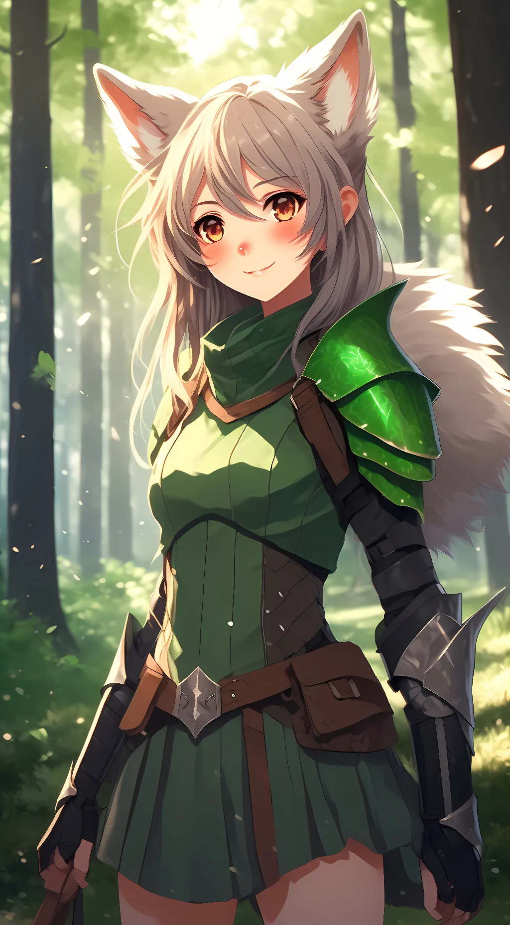 ai character: lea background