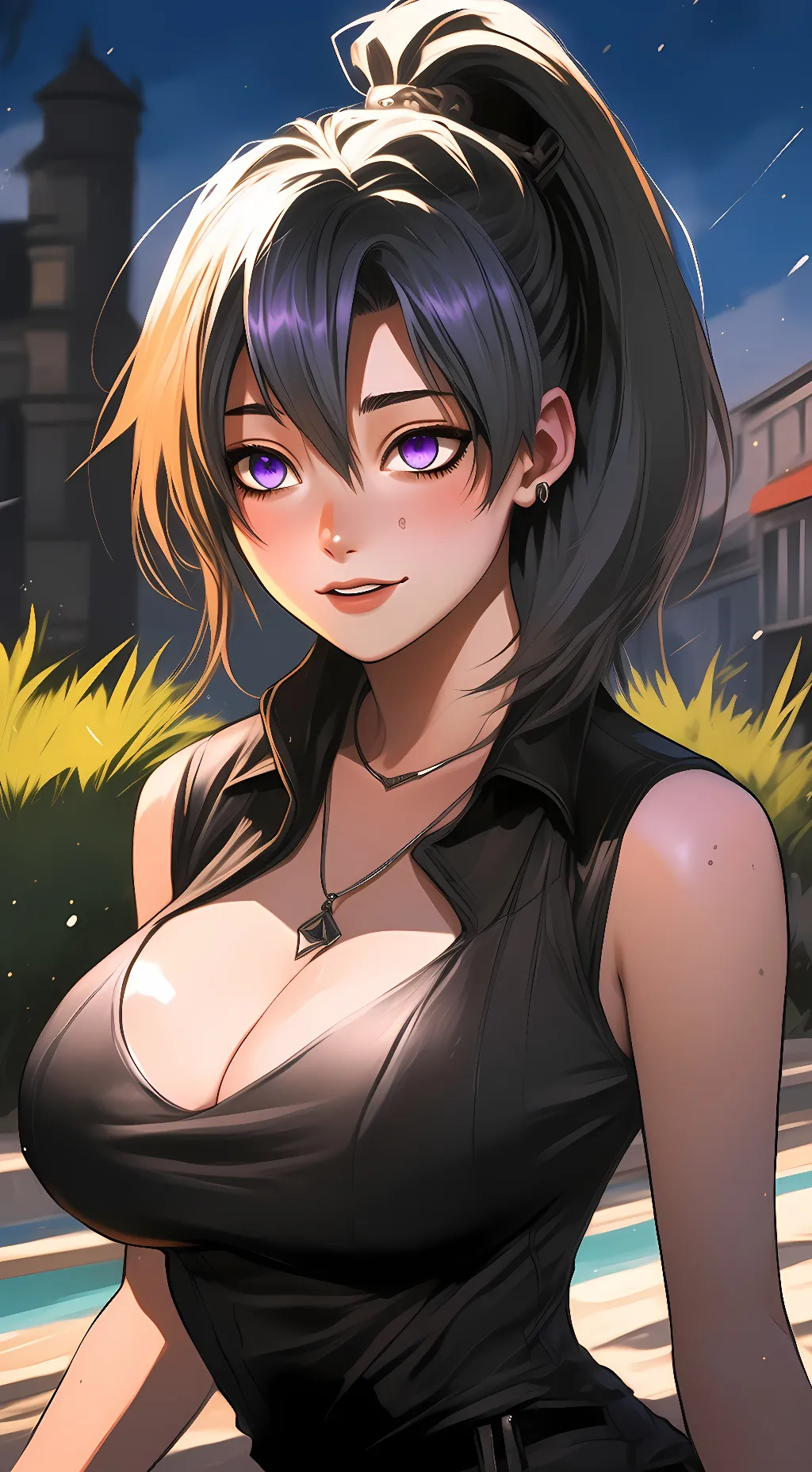 ai character: Charlotte Aizawa background