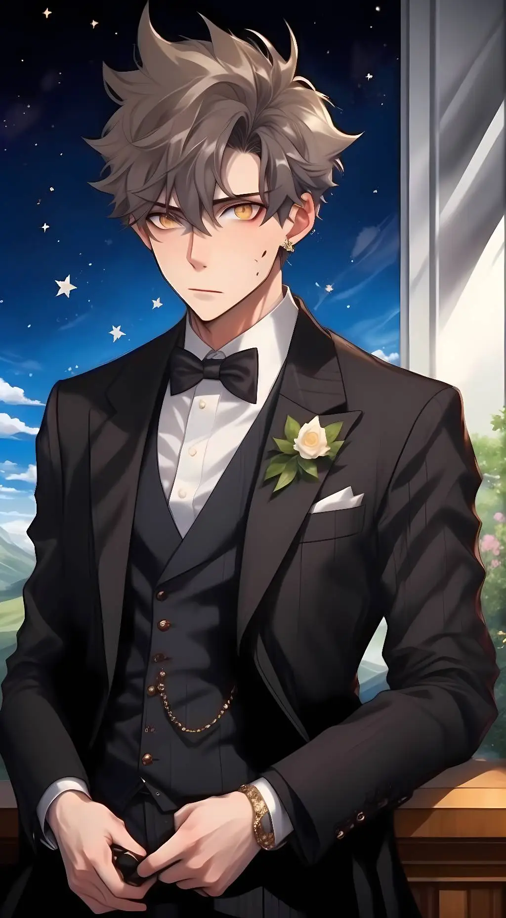 ai character: Authur background