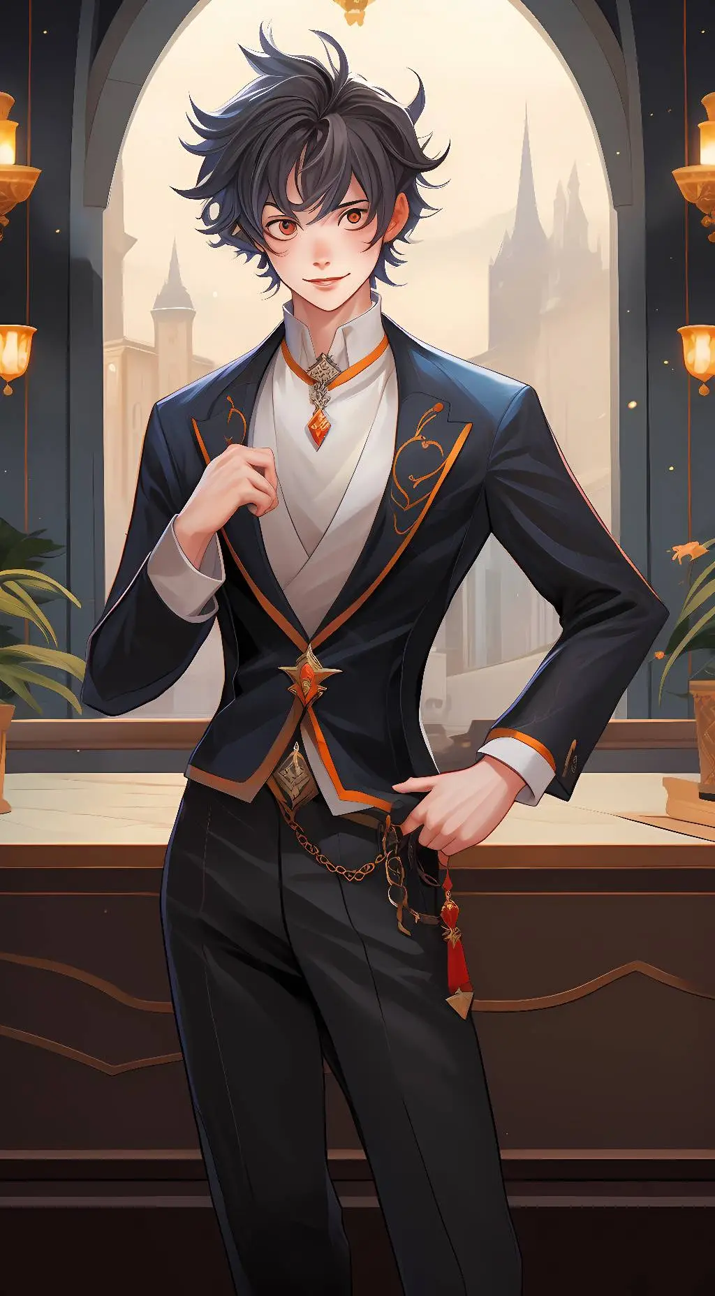 ai character: deso-dekus brother background