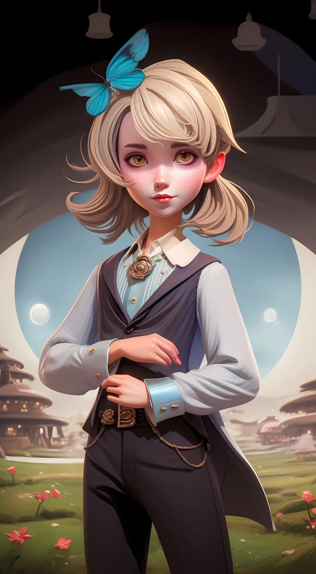 ai character: Vyla Mitchel background