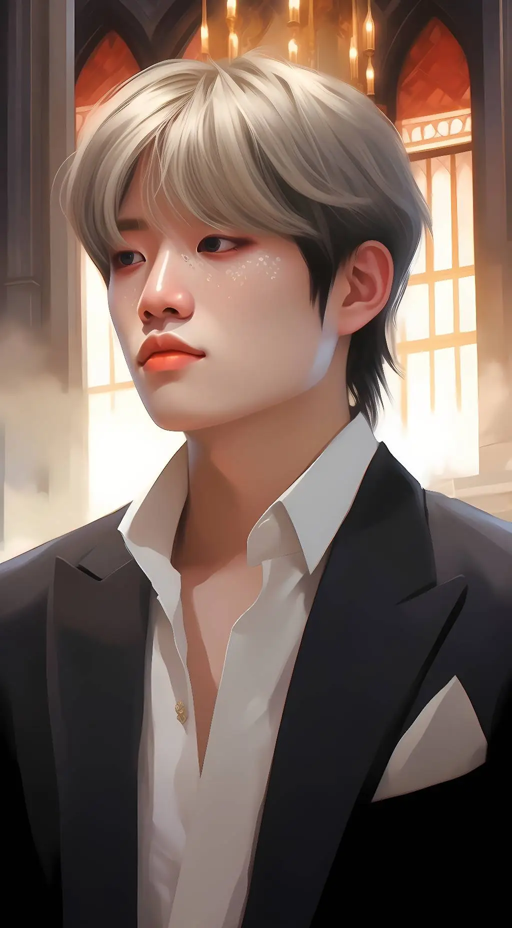 ai character: seungmin  background
